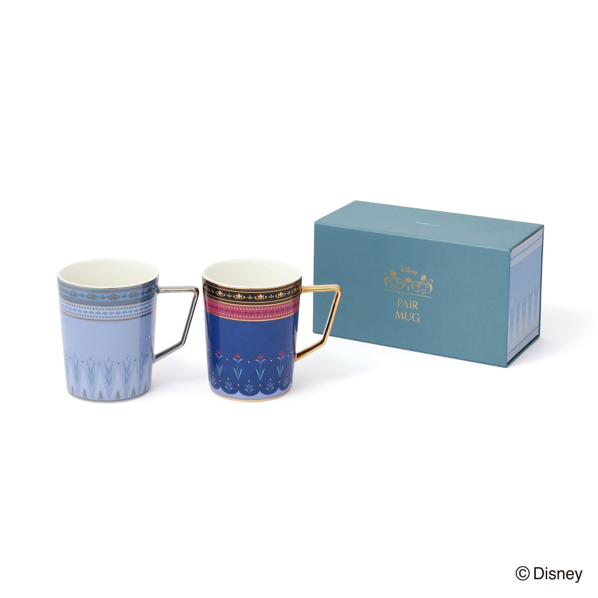 Disney Frozen Magic of Chemistry Pair Mugs - 2 Pack Insulated Coffee Cups for Hot & Cold Drinks - Perfect for Disney Fans, Movie Nights, and Gift Giving