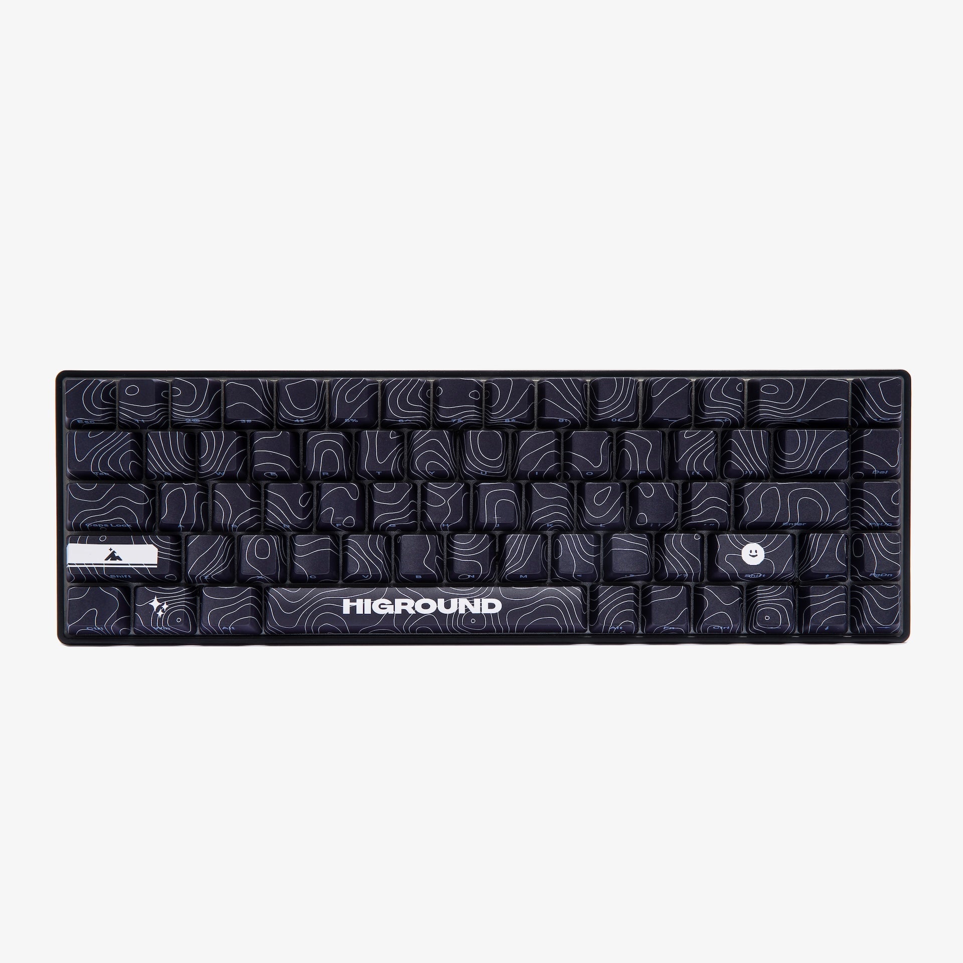 Higround Basecamp 65+ Mechanical Gaming Keyboard - Black Ice Edition | Compact 65% Layout with RGB Backlighting | Perfect for Esports, Streaming & Office Work