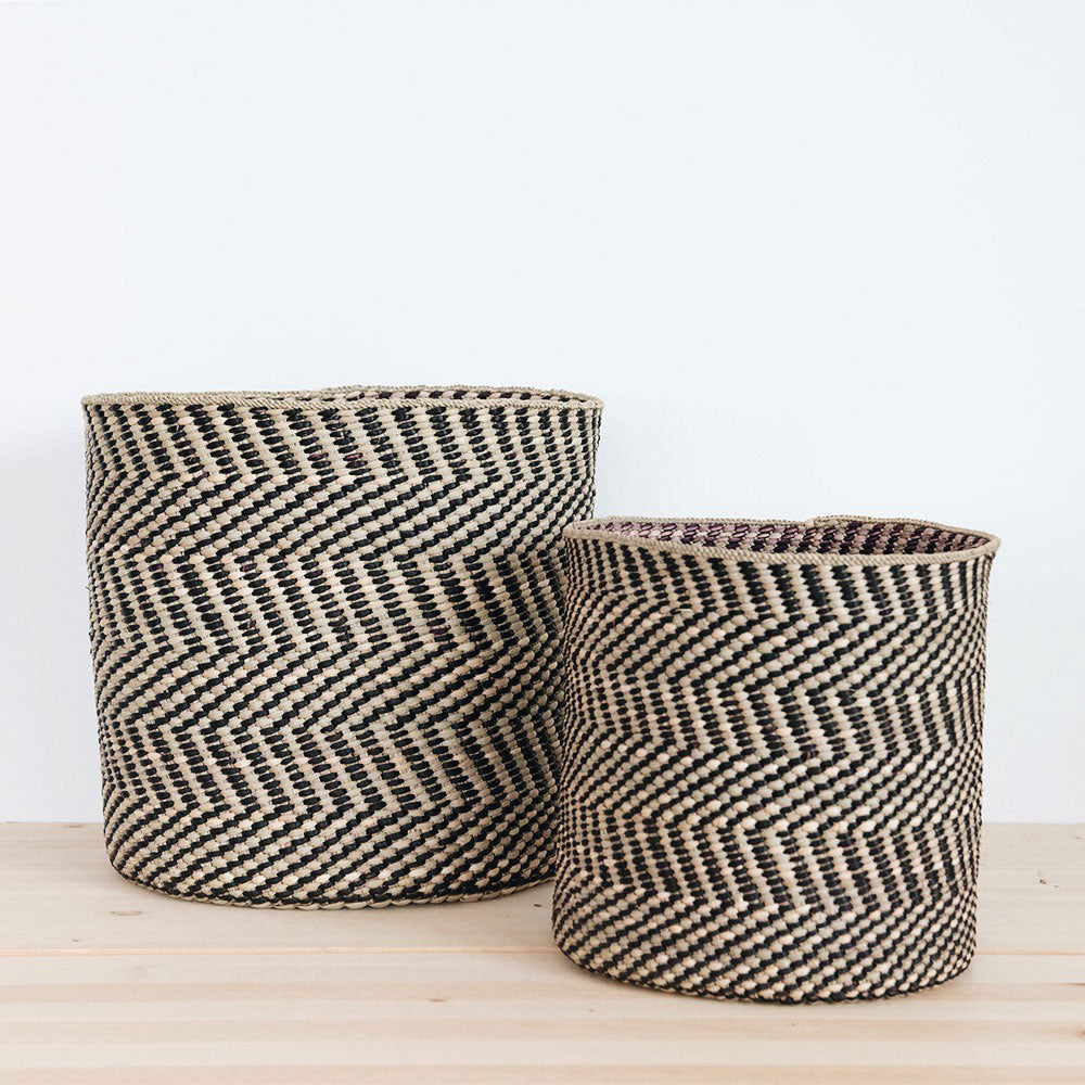 Milulu Reed Storage Basket - Natural Woven Organizer for Home, Office & Nursery | Perfect for Laundry, Toys, Blankets & Decor