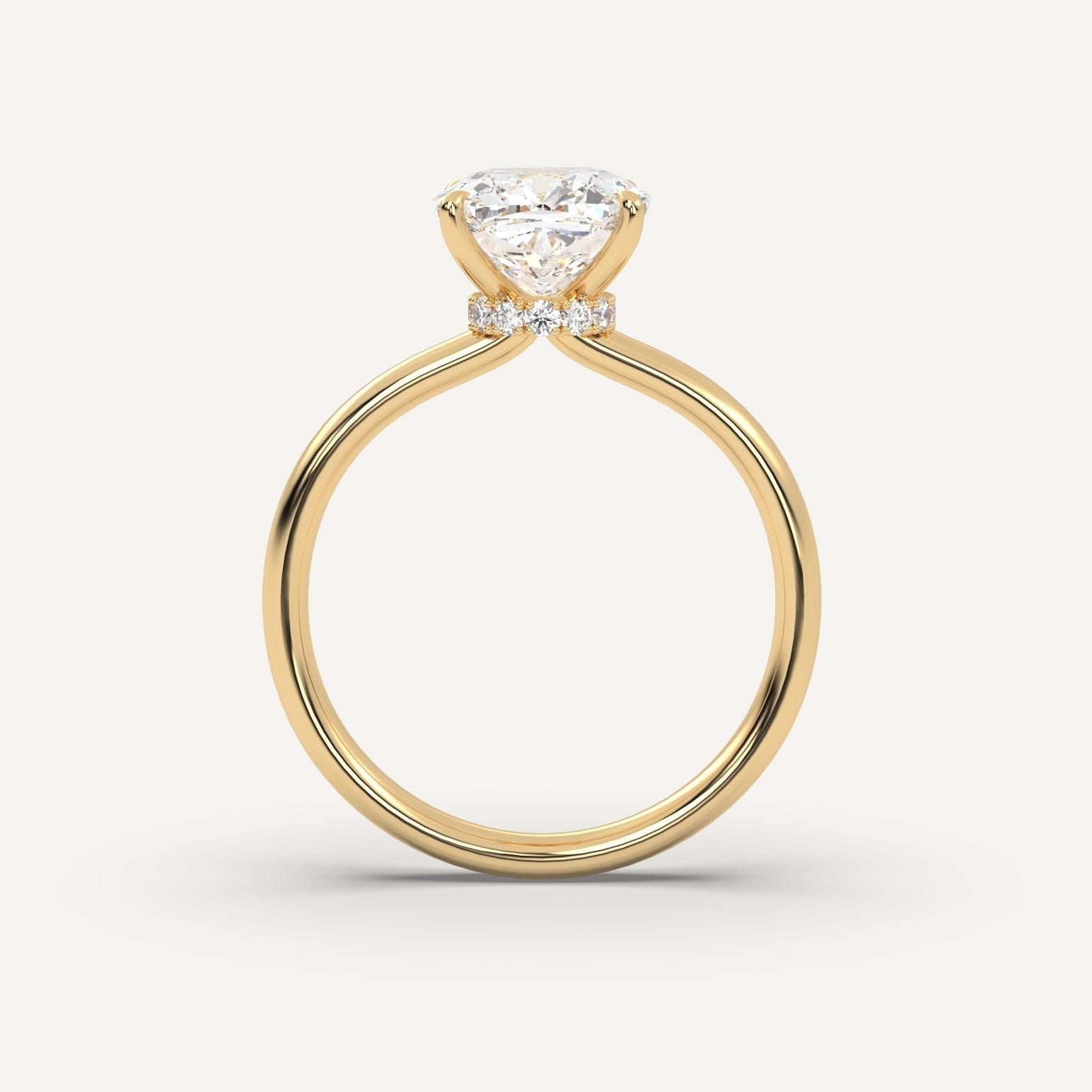 3 Carat Cushion Cut Diamond Engagement Ring - 14K White Gold Wedding Band for Women - Perfect for Proposals, Anniversaries & Special Occasions