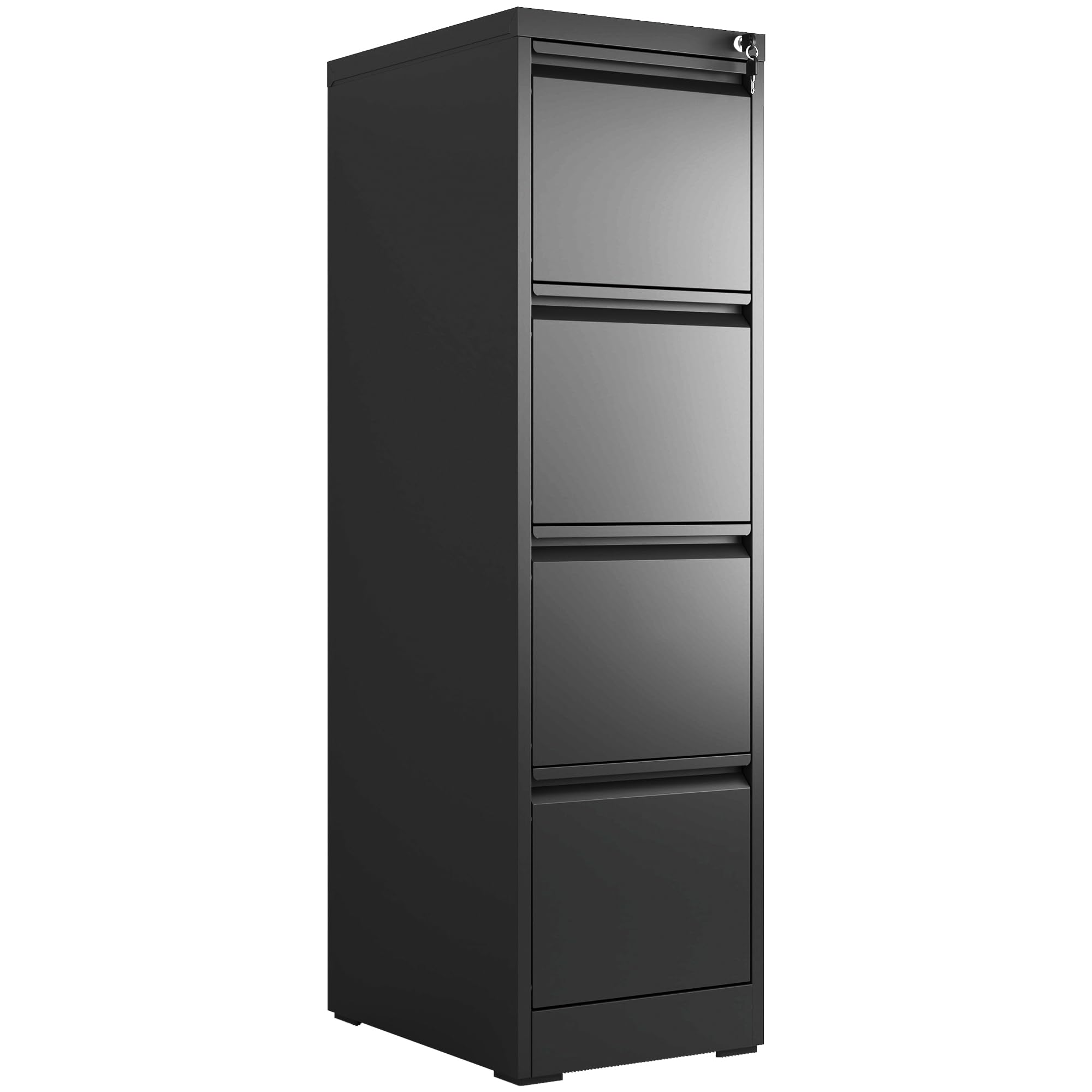 Heavy Duty Metal File Cabinet with Locking Drawer - Steel Vertical Filing Cabinet for Legal & Letter Size Documents - Perfect for Home Office, Business & School Organization