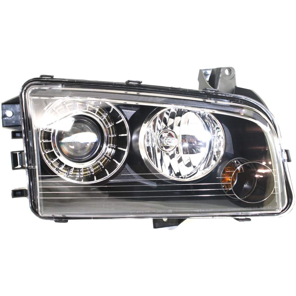 Dodge Charger Headlight Assembly 2008-2010 Passenger Side HID Replacement - Perfect for Night Driving & Enhanced Visibility