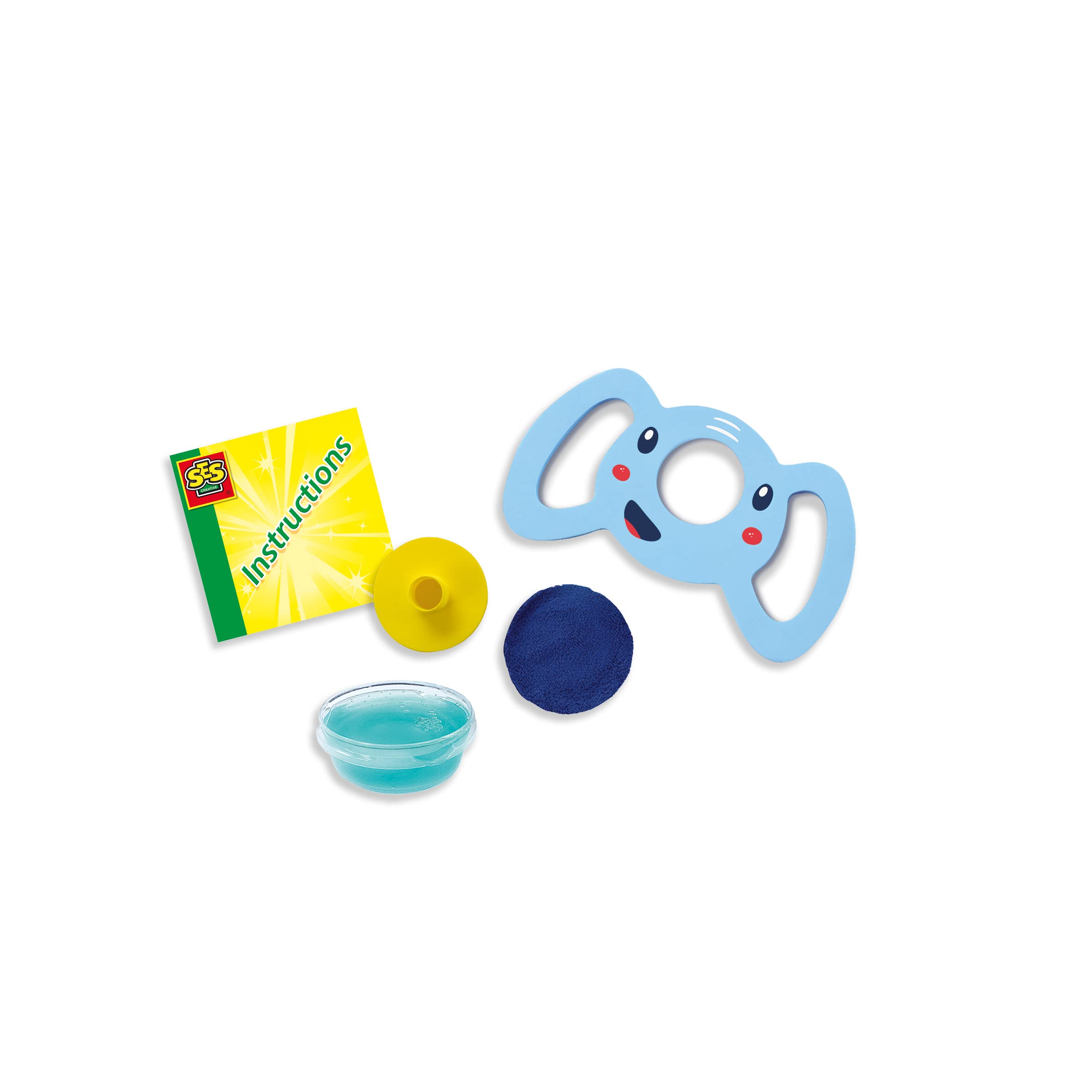 SES Creative Elephant Bubble Maker Toy for Kids - Fun Bubble Foam Blowing Machine - Outdoor Play & Birthday Party Gift - Perfect for Backyard, Park, and Children's Day Activities