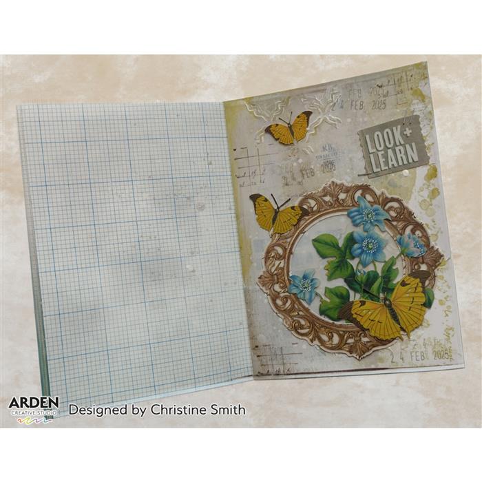 Arden Creative Studio Hidden Creek Ephemera Pack - Scrapbooking Supplies, Junk Journal Kit, Paper Crafting Materials for DIY Projects, Card Making, Memory Keeping & Mixed Media Art