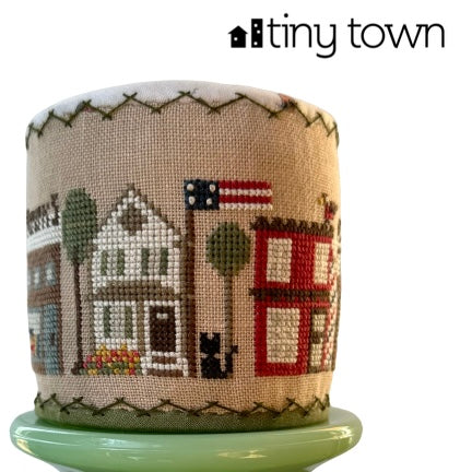 Tiny Town Cross Stitch Pattern - Customizable Any Town Design for Home Decor & DIY Crafts | Perfect for Wall Art, Gifts & Scrapbooking