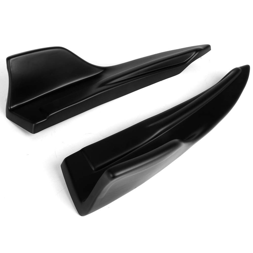 IKON MOTORSPORTS Rear Diffuser & Front Splitter Lip Kit for 2014-2016 Lexus IS F Sport - Unpainted PP Spoiler Valance & Chin Lip | Aggressive Styling Upgrade for Street Racing & Car Shows
