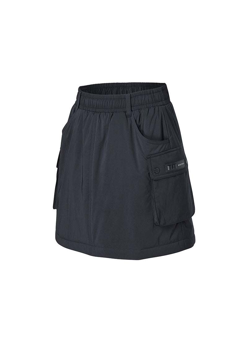 Stylish Out Pocket Padded Mini Skirt for Women - Comfortable Stretch Fabric - Perfect for Casual Wear, Night Out & Street Fashion