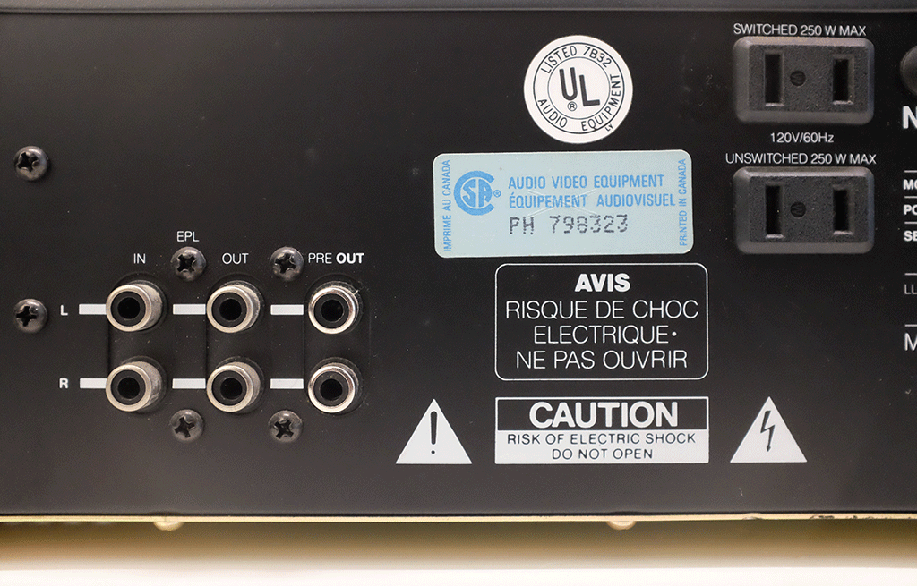 NAD 1600 Preamplifier with Tuner & MM/MC Phono Input - High-End Audio Pre Amp for Vinyl Records & Home Theater Systems - Perfect for Audiophiles & Music Enthusiasts