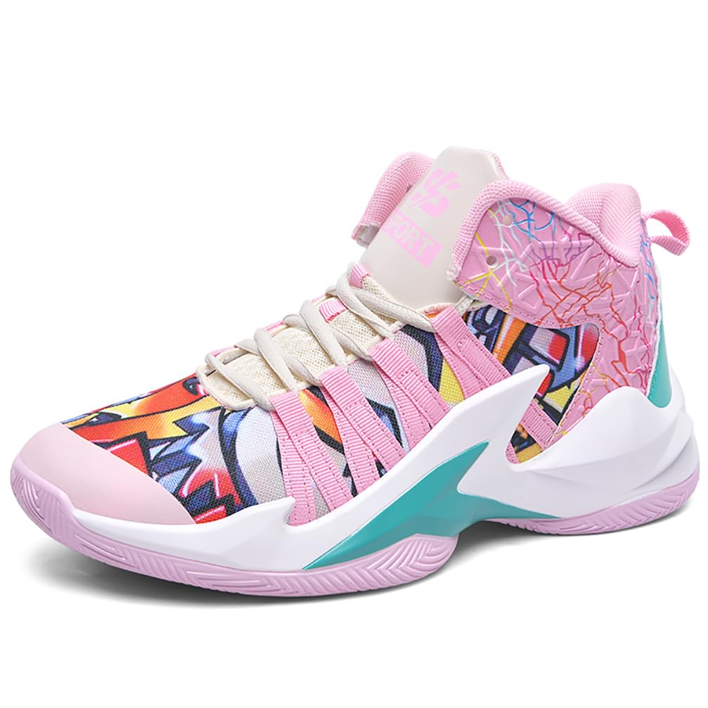 **Men's & Women's High-Top Basketball Shoes – Ultra-Light, Anti-Slip, Breathable Sneakers for Indoor & Outdoor Sports**