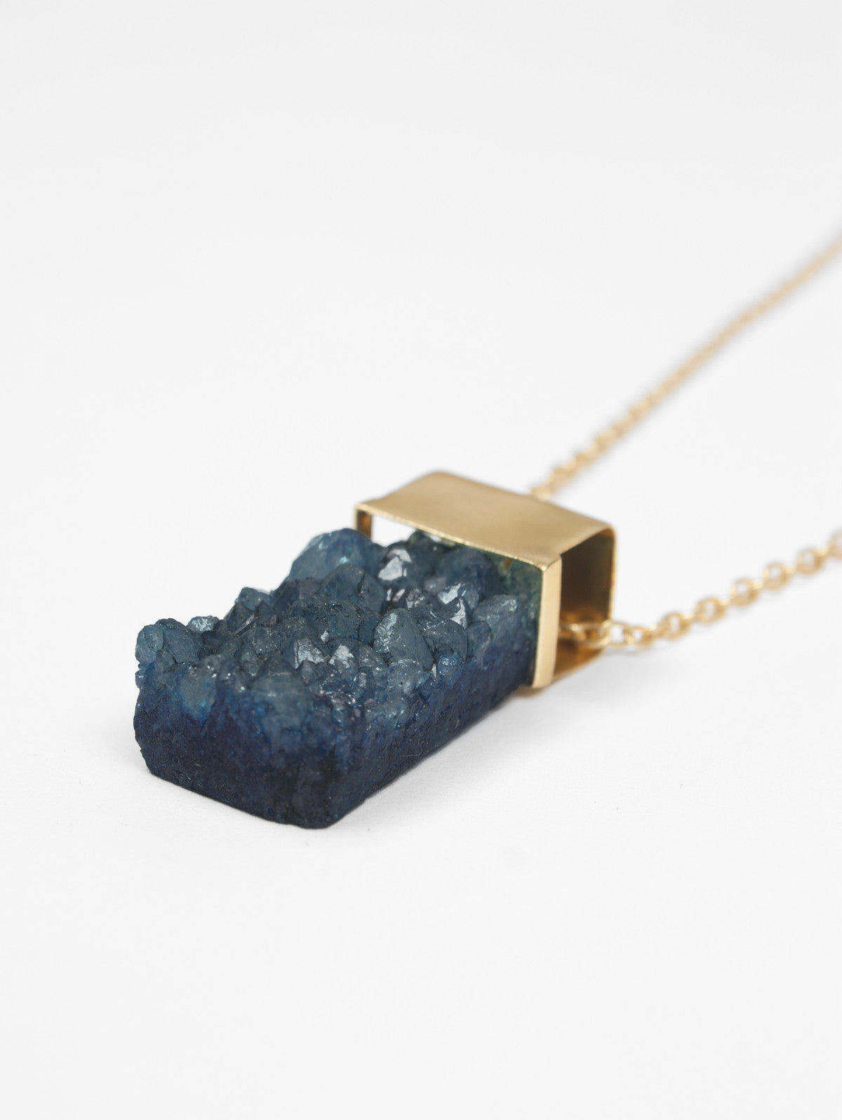 Stunning Big Druzy Necklace for Women – Natural Stone Crystal Pendant Jewelry – Perfect for Parties, Weddings & Everyday Elegance
