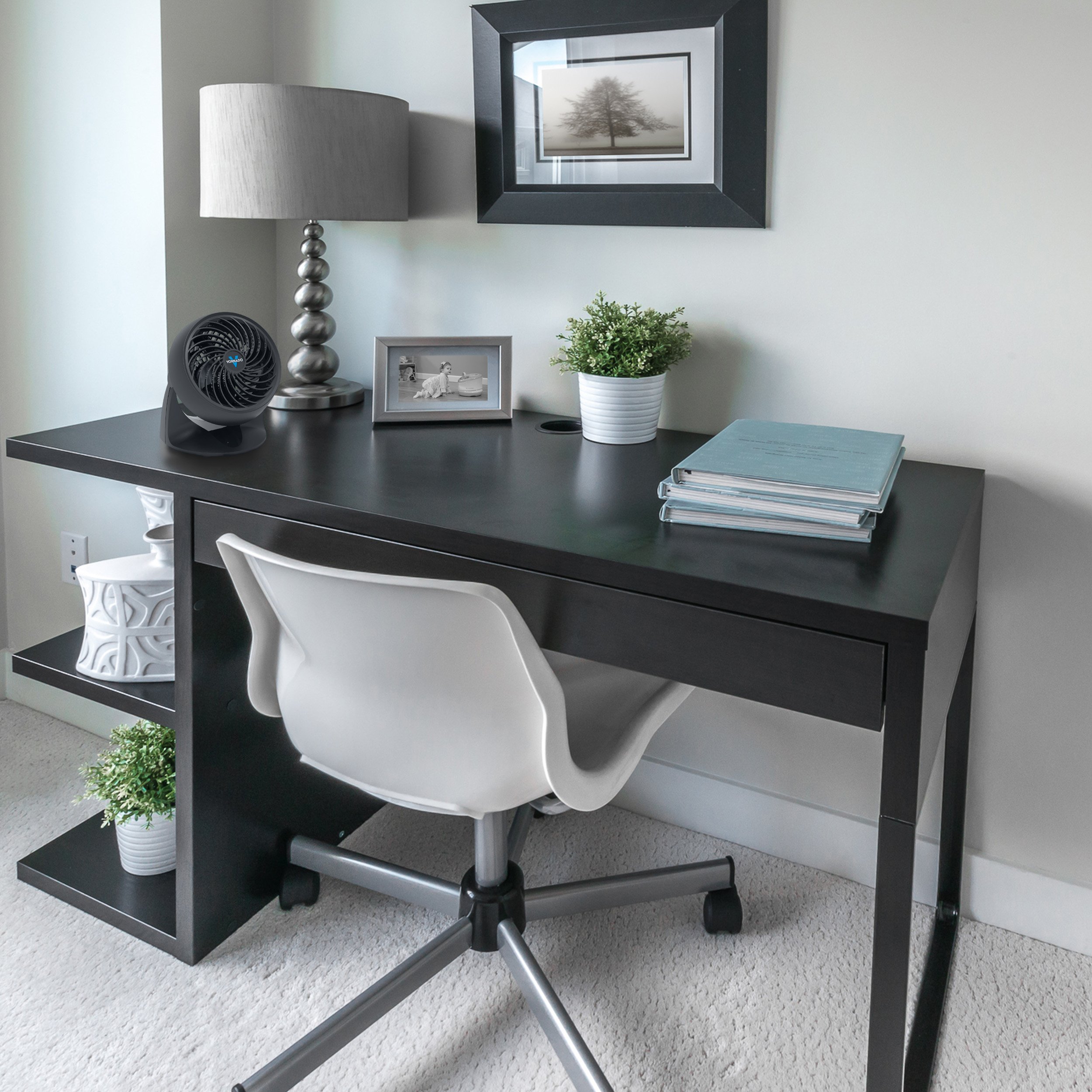 Vornado 7803 Large Pedestal Whole Room Air Circulator Fan - Powerful 133 CFM for Bedroom, Living Room & Office - Quiet Cooling with 3 Speeds - Energy Efficient Airflow for Year-Round Comfort