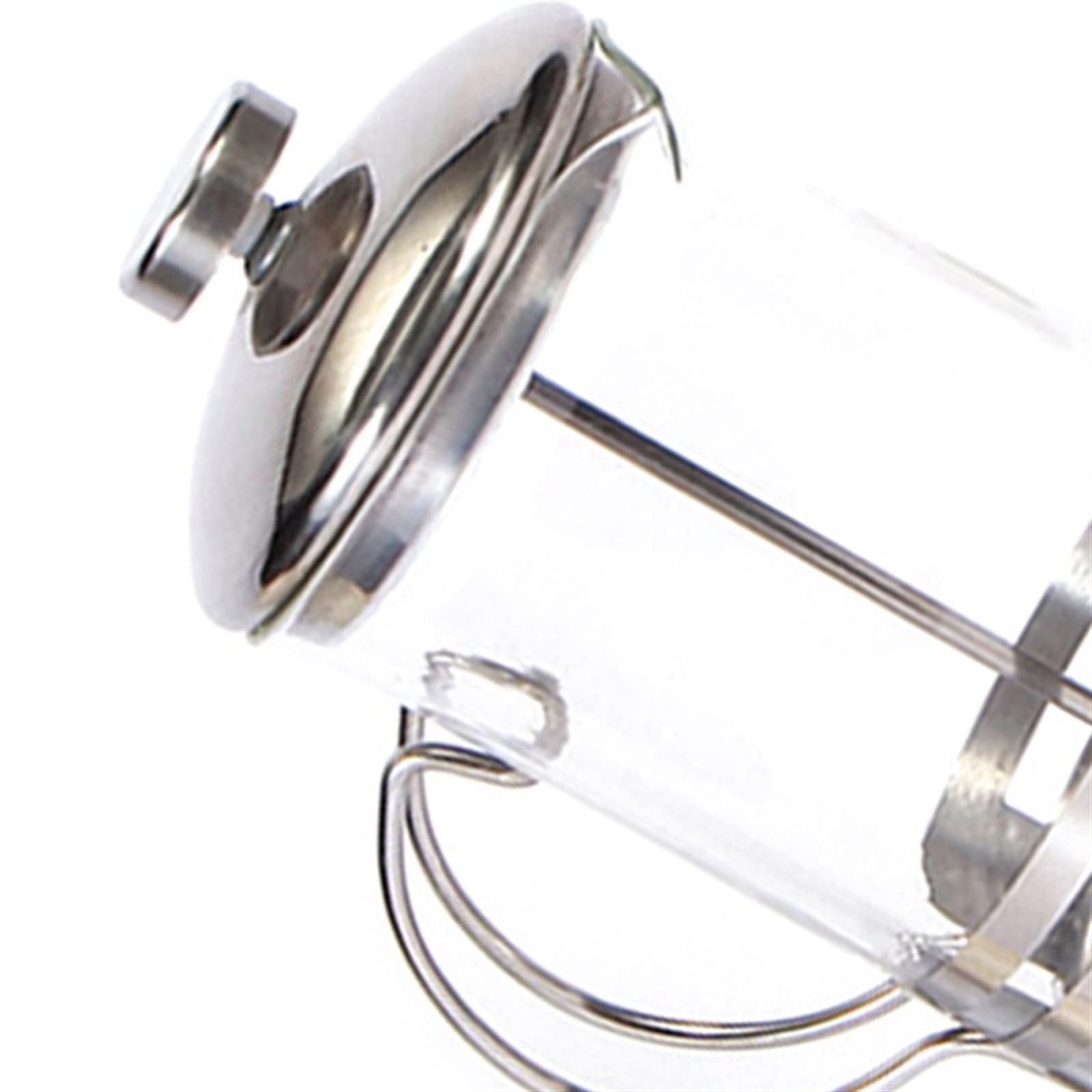 Stainless Steel Coffee Percolator & Tea Pot - 8 Cup Durable Coffee Press with Plunger for Home, Office, and Camping Use