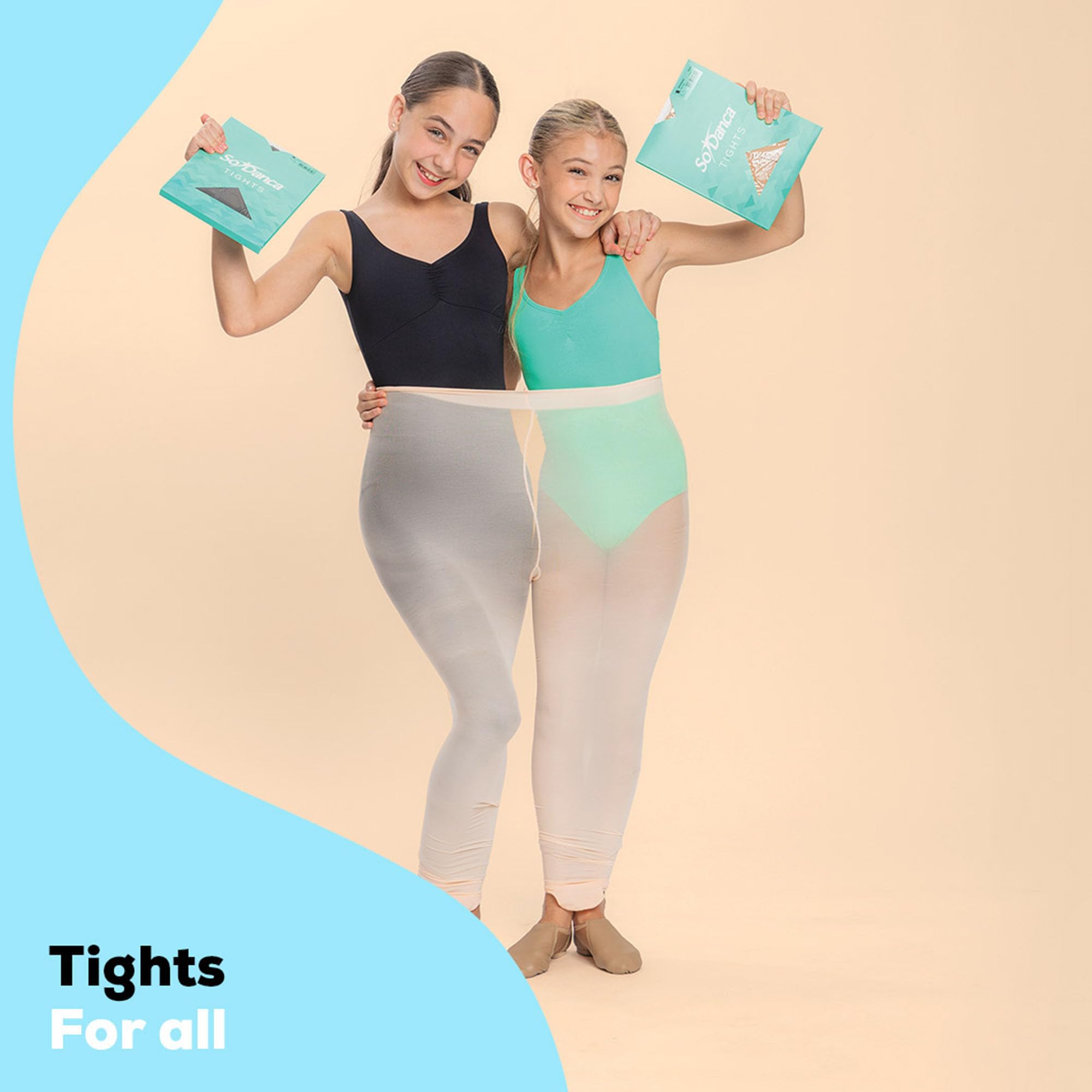 Girls Ballet Dance Footed Tights - Comfortable Stretchable TS73 for Ballet Class, Recital & Dance Practice