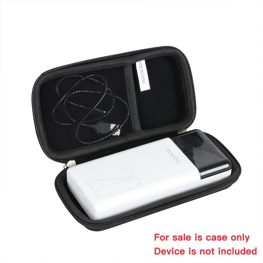 Hermitshell Hard Travel Case for ROMOSS LT20PS+/Ares20/Sense 6PS+ 20000mAh Portable Charger - Durable Protective Cover for Power Bank - Perfect for Travel, Camping & Outdoor Adventures