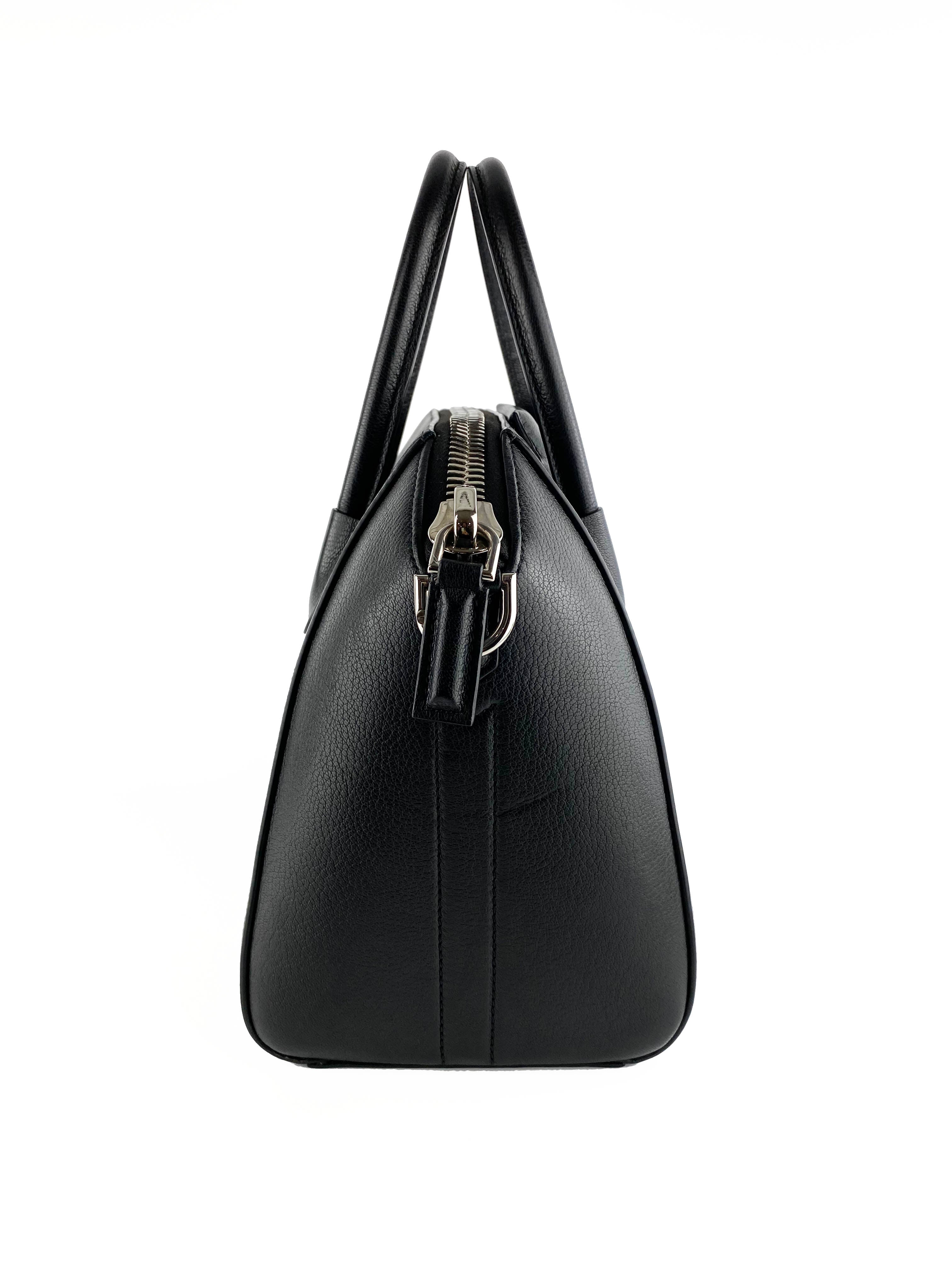 Givenchy Black Small Antigona Tote Bag - Luxury Leather Handbag for Women | Perfect for Work, Travel & Everyday Use
