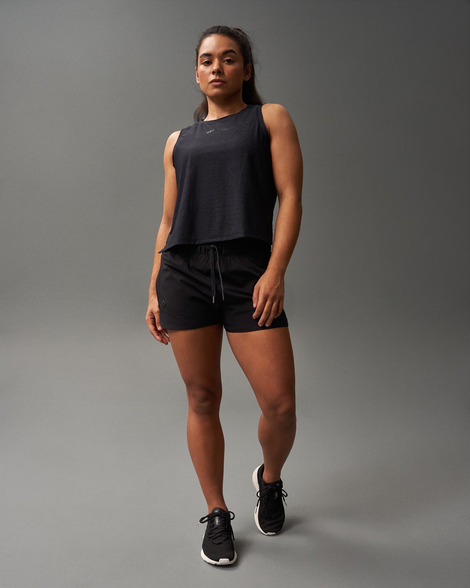 RUDIS Spirit Women's Textured Workout Tank Top - Breathable Athletic Shirt for Gym, Running & Yoga | Comfortable Fitness Apparel for Active Women