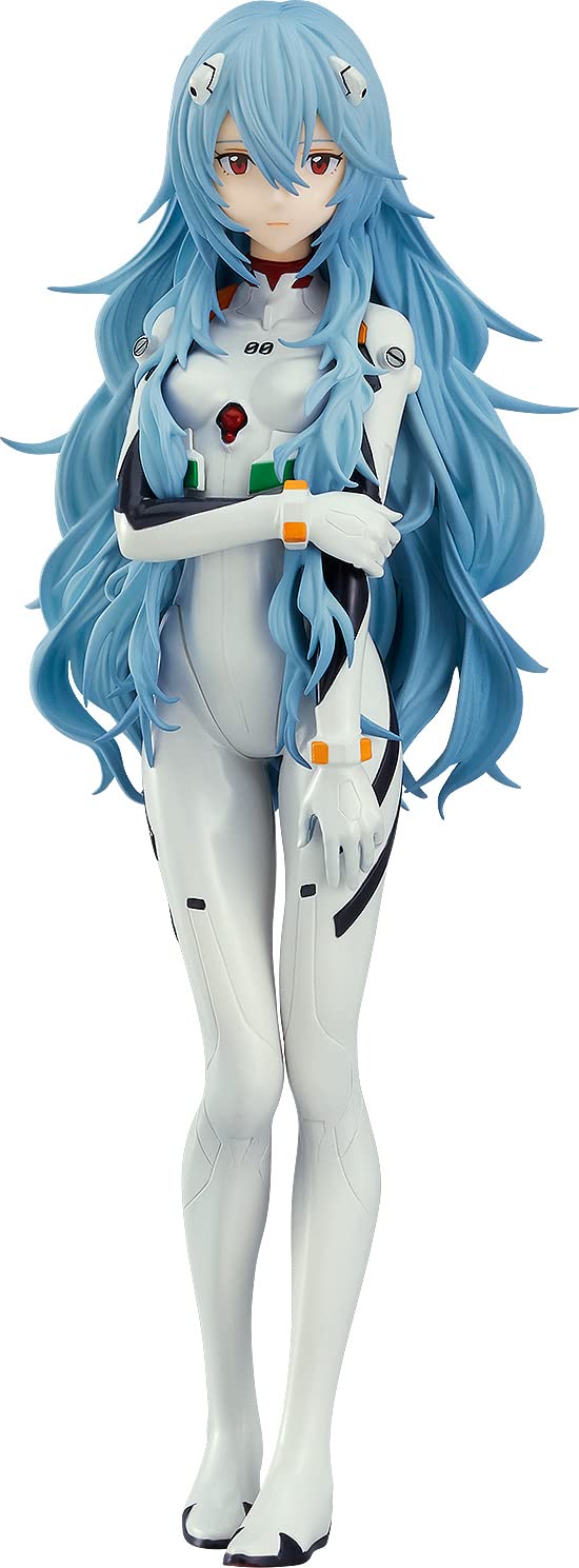 Good Smile Rebuild of Evangelion: Rei Ayanami (Long Hair Ver.) Pop Up Parade PVC Anime Figure - Collectible Multicolor Statue for Fans & Home Decor