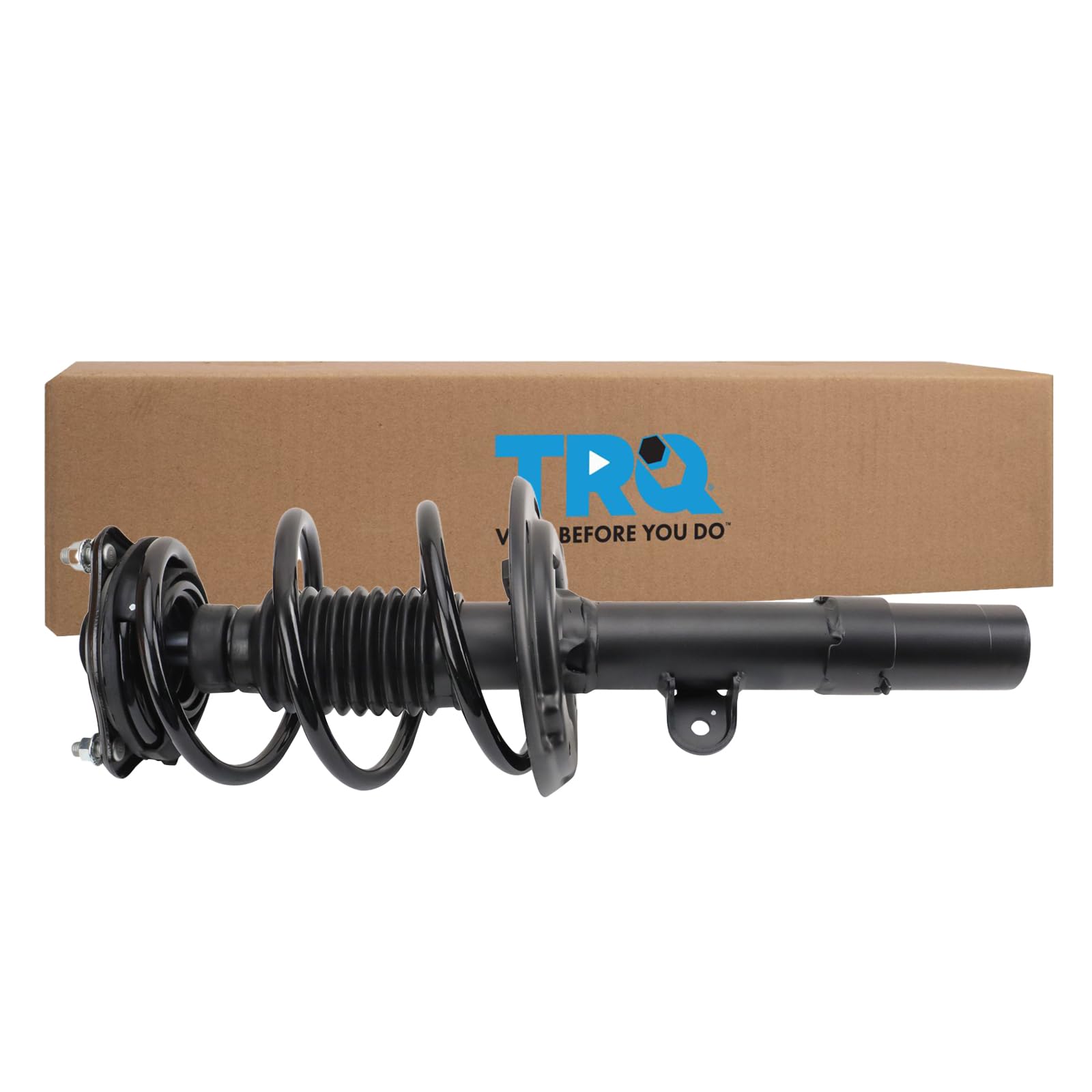 TRQ Front Left Complete Strut & Coil Spring Assembly - Compatible with 2018-2022 Honda Accord | Durable Suspension Replacement for Smooth Ride & Enhanced Handling | Perfect for City Commuting & Highway Driving