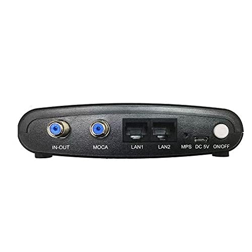 MoCA 2.5 Adapter with 2 Gigabit Ethernet Ports - High Speed Ethernet Over Coaxial Network Extender (2 Pack) for Home & Office | Translite Global TL-MC84 | Perfect for Streaming, Gaming & Smart Home Devices