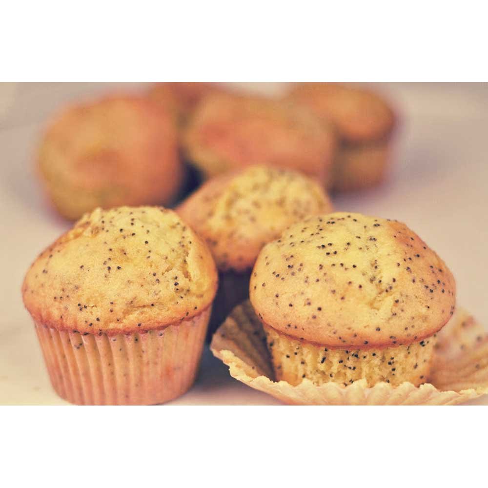 Foxtail Foods Simply Scoop Lemon Poppy Seed Muffin Batter Mix - 18 Pound Bulk Bag for Baking, Breakfast & Dessert | Easy Homemade Muffins & Quick Breads