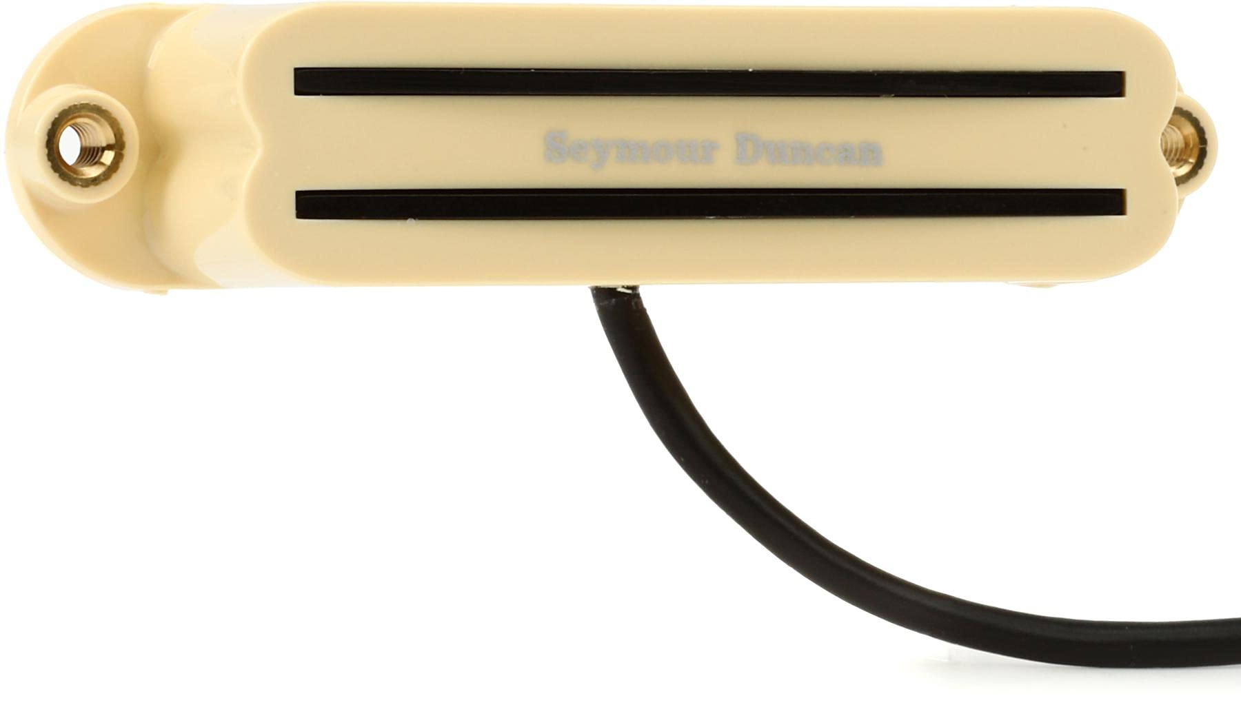 Seymour Duncan SHR-1n Hot Rails Strat Neck Humbucker Pickup for Electric Guitar - Cream - High Output Single Coil Sized Humbucker for Rock & Metal Guitarists - Perfect for Stage Performance & Studio Recording