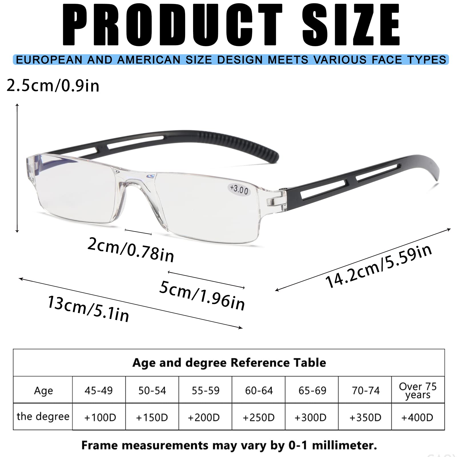Viseng Blue Light Blocking Reading Glasses 3 Pack - Fashionable Rectangular Frame Computer Glasses for Men & Women +1.0 Strength - Perfect for Office Work, Screen Time & Digital Eye Strain Relief