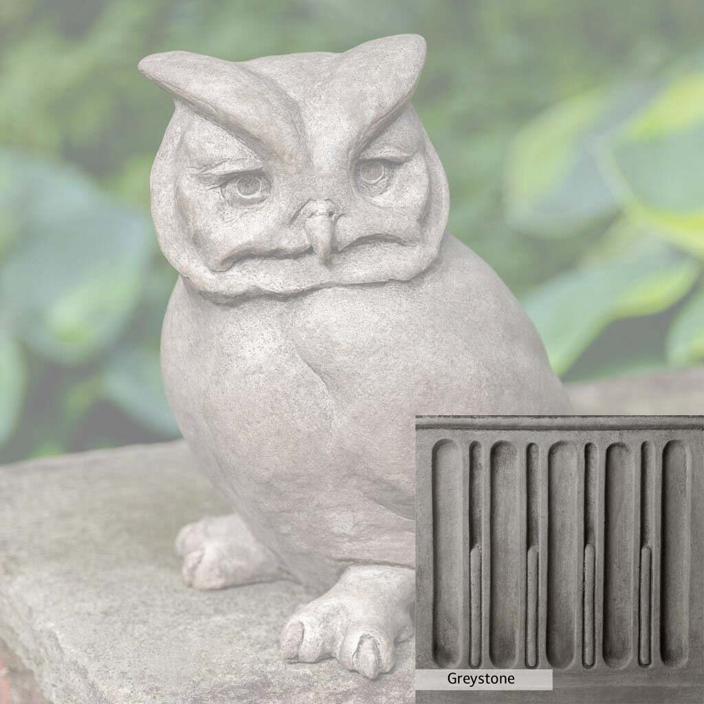 Campania International Hoot Owl Garden Statue - Outdoor Decor for Patio, Lawn & Garden Decorations