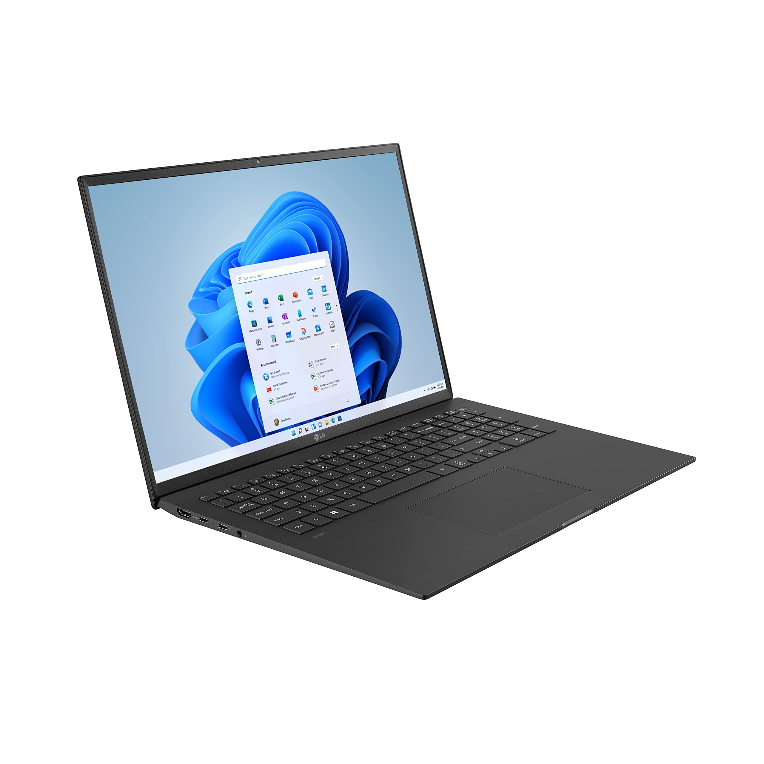 LG gram 17Z95P 17-inch Ultra Lightweight Laptop - 11th Gen Intel Core i7, 16GB RAM, 1TB SSD, WQXGA IPS Display (2560x1600), Windows 11 Home, 80Wh Battery, Alexa Built-in, USB-C/HDMI/USB-A Ports - Black | Perfect for Business Travel, Remote Work & College Students
