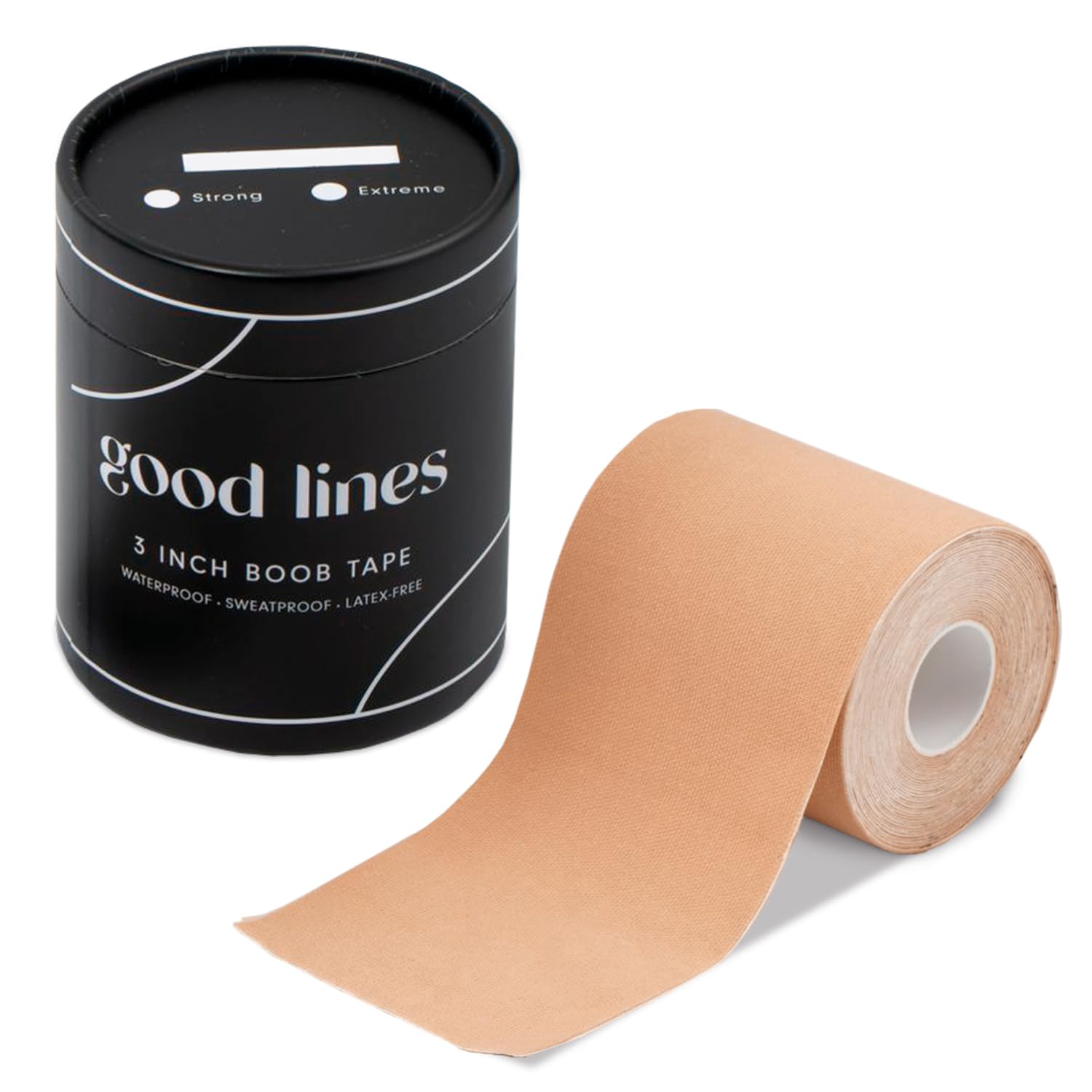 Best Boob Tape for Women - Strong & Waterproof Breast Lift Tape for All-Day Support - Perfect for Backless Dresses, Swimwear & Strapless Outfits