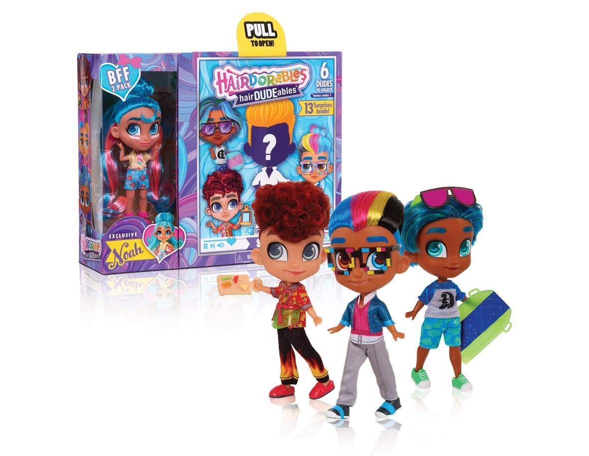 HairDUDEables Collectible Dolls Series 1 - Assorted Styles, Fun Kids Toys for Ages 3+ by Just Play - Perfect for Playtime, Birthday Gifts & Collectors