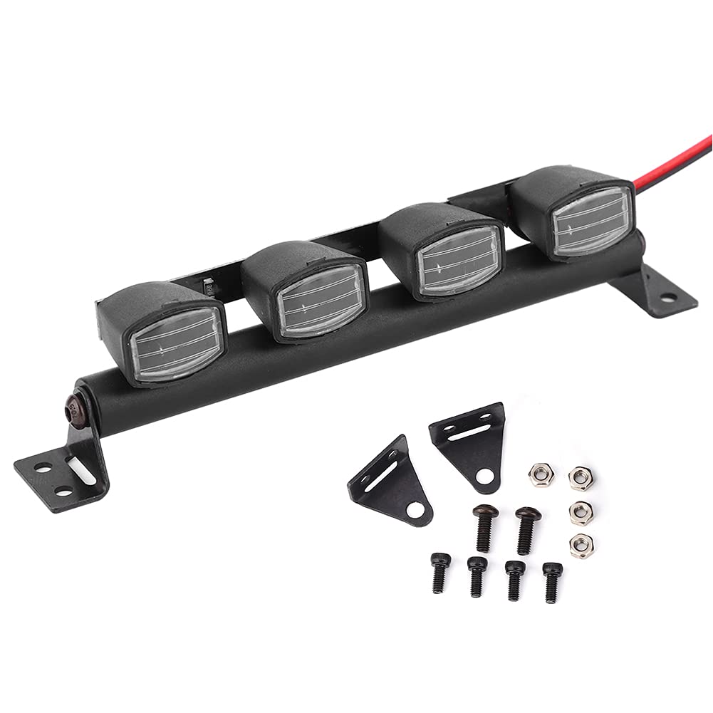 1/10 RC Crawler Car Light Bar Kit - Roof Spotlights for Off-Road Adventures