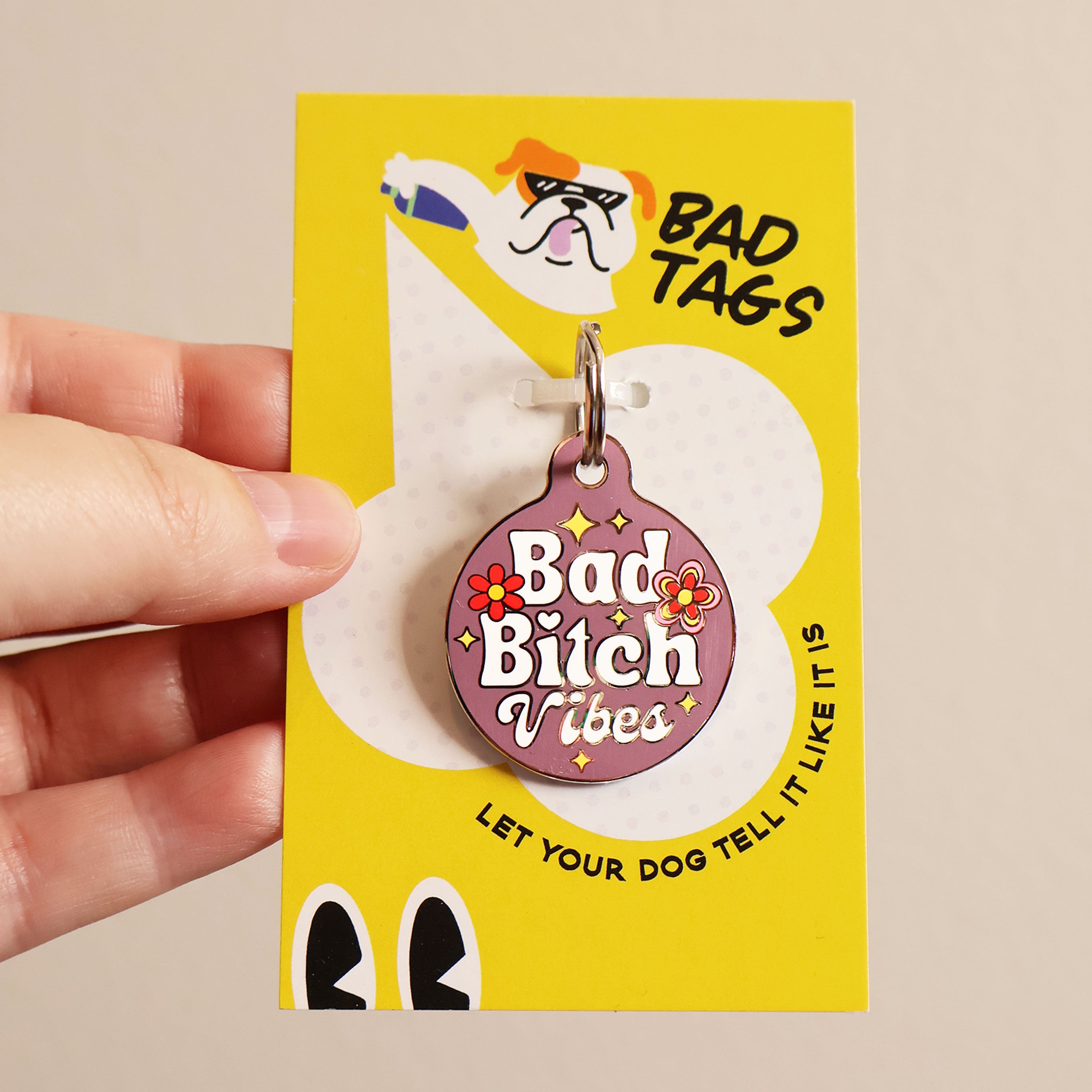 Bad Tags Bad B***h Vibes - Trendy Sassy Women's T-Shirt for Casual Wear, Girls Night Out & Street Style Fashion