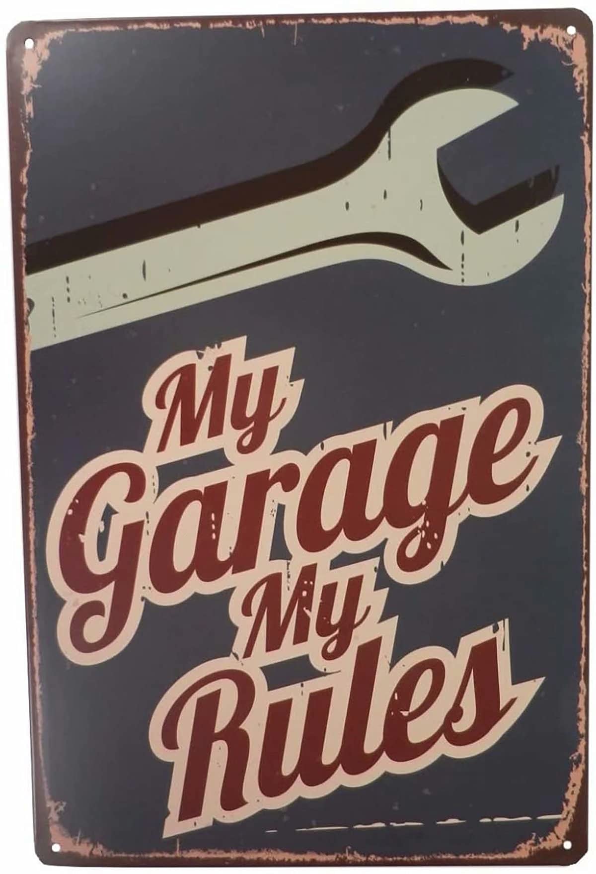 Vintage Metal Tin Sign - Retro Aluminum Wall Decor for Bathroom, Bedroom, Home & Coffee Shop (12x18 Inch) | Perfect for Man Cave, Garage, Office & Bar Decor