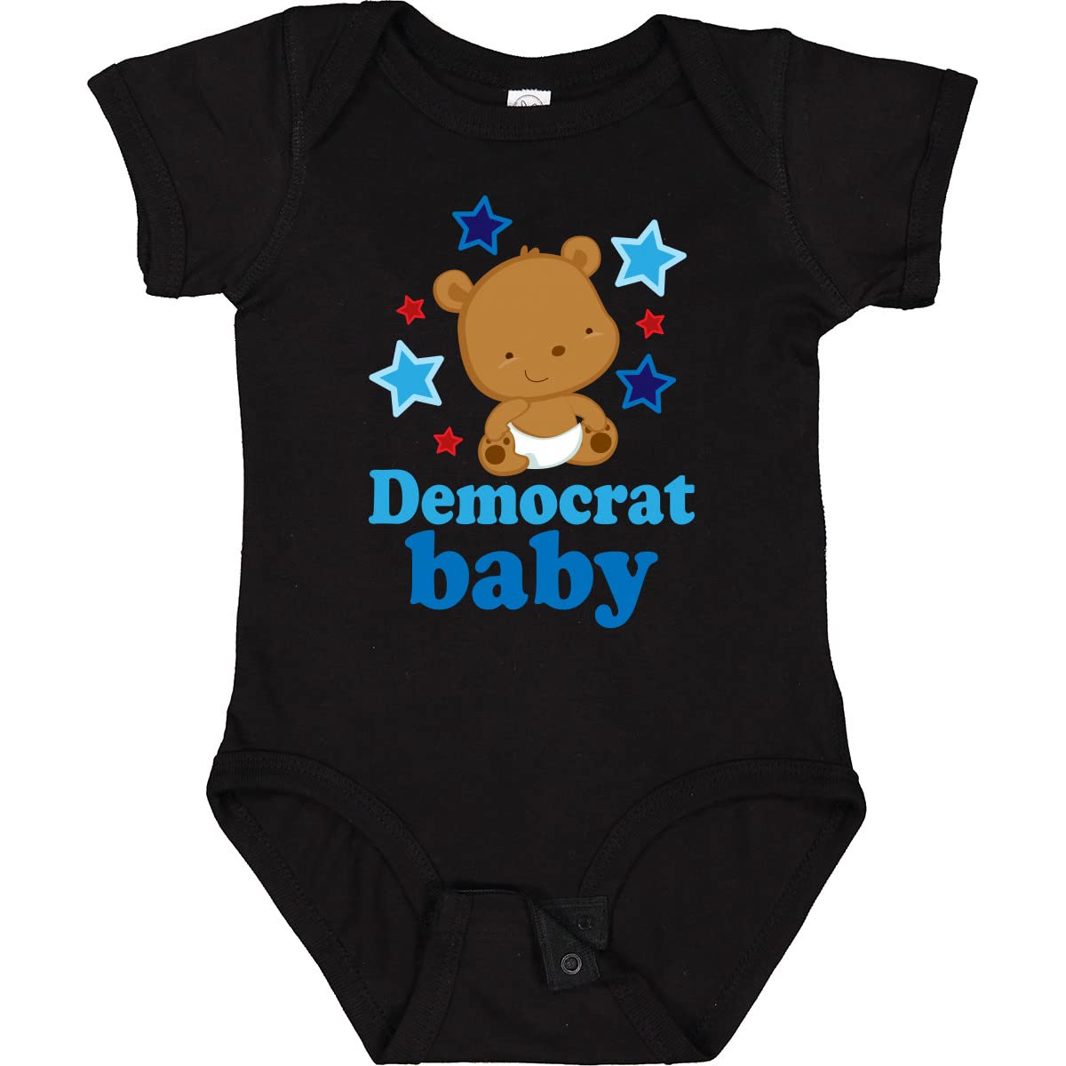 Inktastic Democrat Baby Cute Election Baby Bodysuit - Patriotic Onesie for Newborns & Infants - Perfect for Political Events, Voting Day & Family Photos