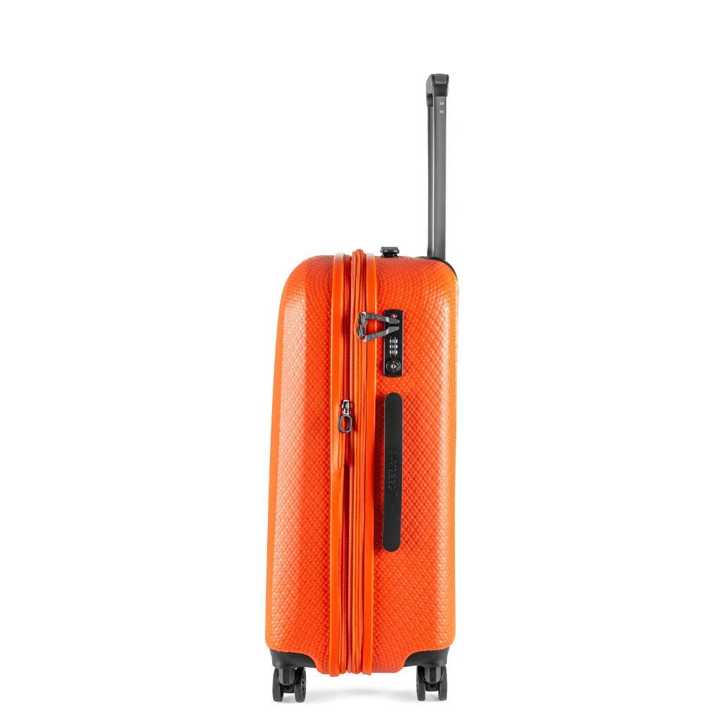 Epic GTO 5.0 3-Piece Hardside Luggage Set in Neon Orange - Durable Lightweight Suitcase for Travel, Business Trips & Vacations