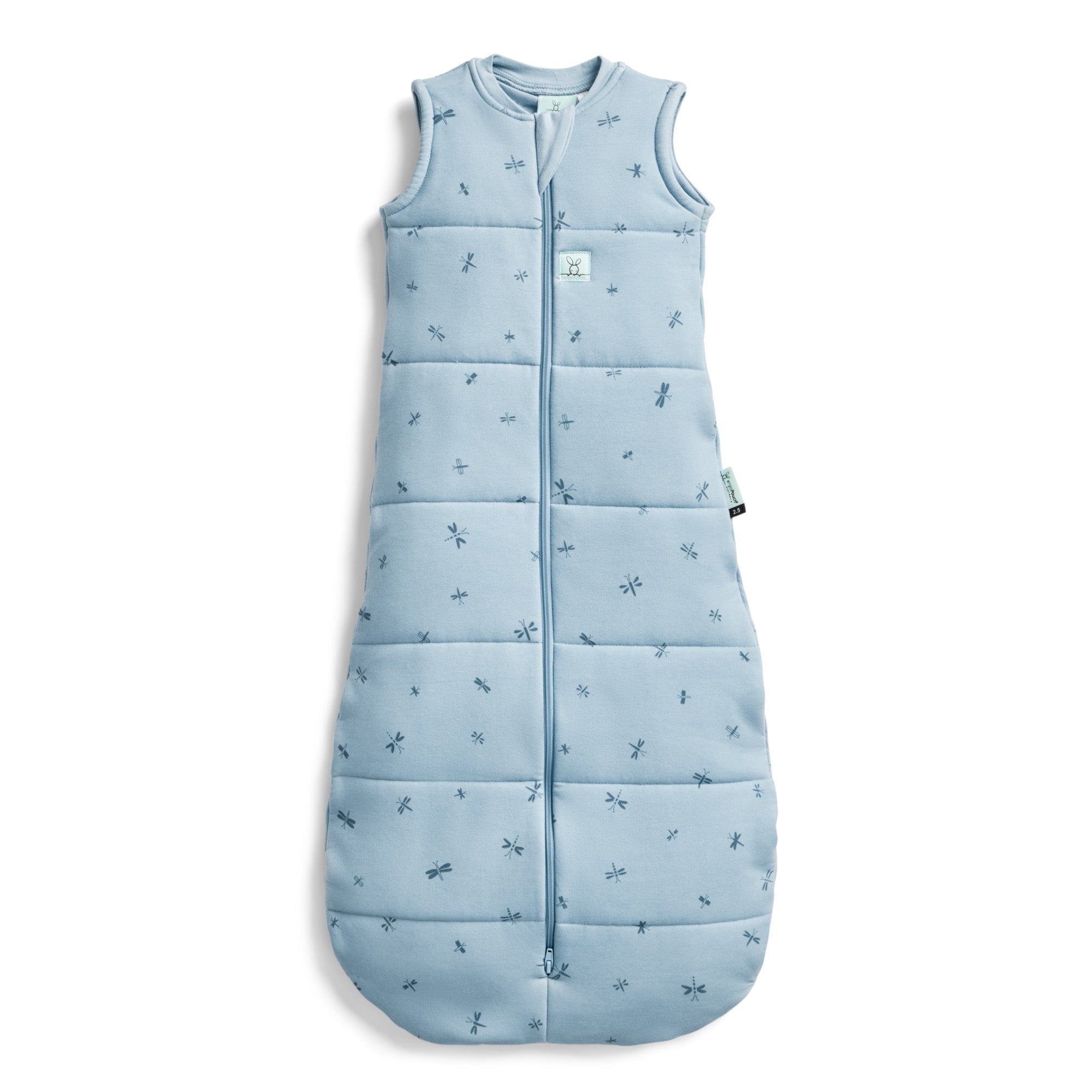ergoPouch TOG 2.5 Baby Sleeping Bag - Breathable Cotton with Dragonfly Print for Safe & Comfortable Sleep - Perfect for Nursery, Daycare & Travel