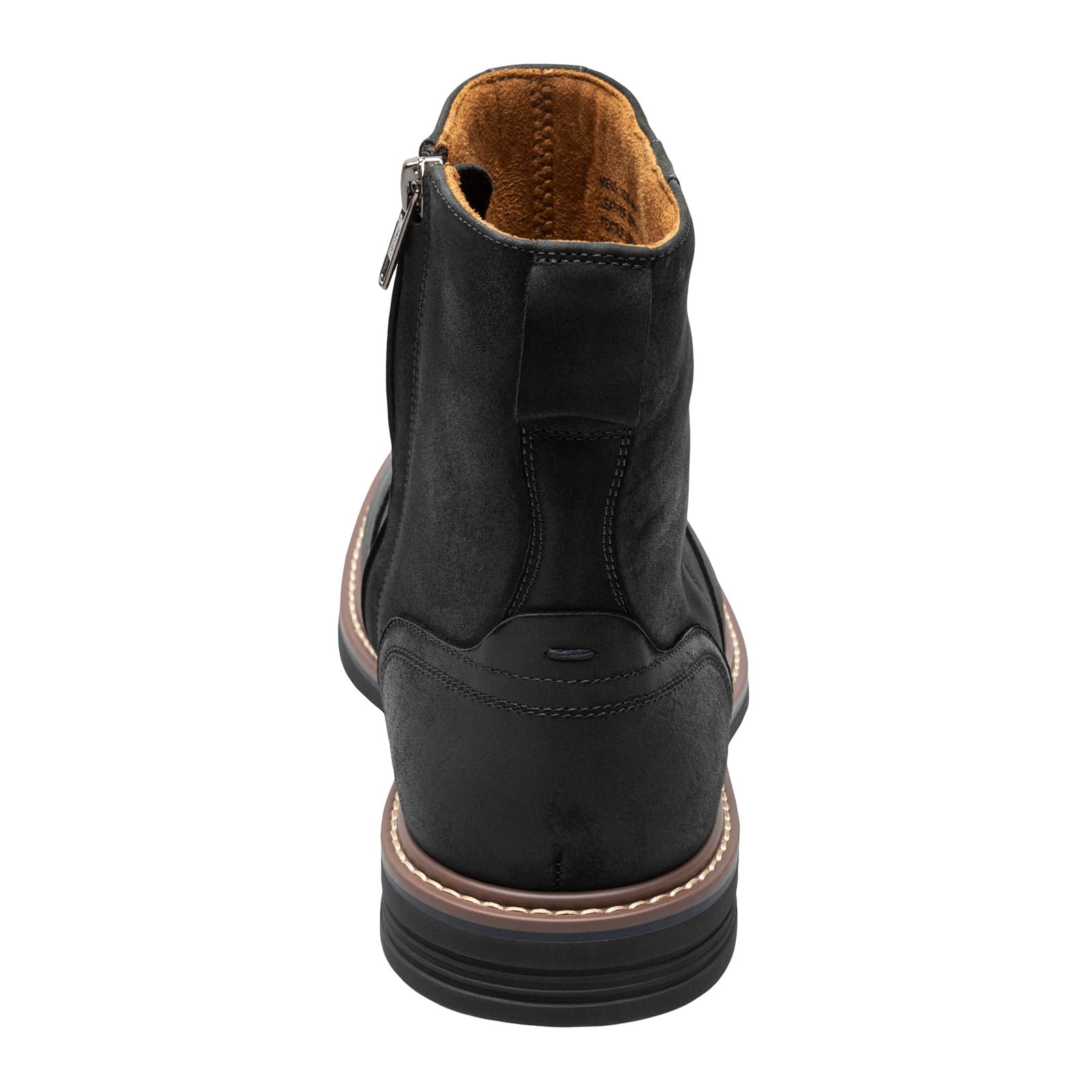 Florsheim Men's Norwalk Side Zip Boot - Waterproof Leather Ankle Boots for Men, Comfortable Slip Resistant Work Boots - Perfect for Outdoor, Hiking & Casual Wear