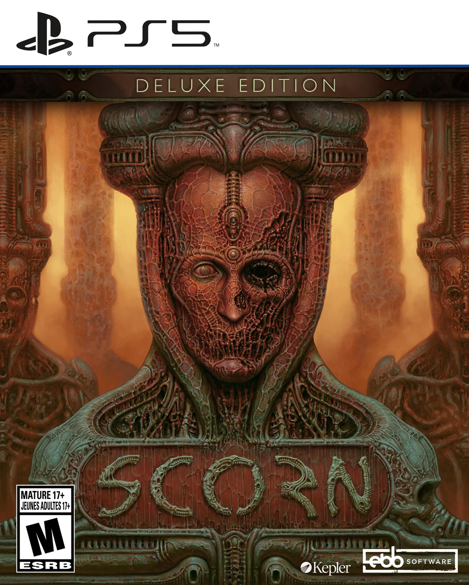 Scorn Deluxe Edition for PS5 - Horror Survival Game with Stunning Graphics | Perfect for Horror Fans & PS5 Gamers | Play at Home or with Friends