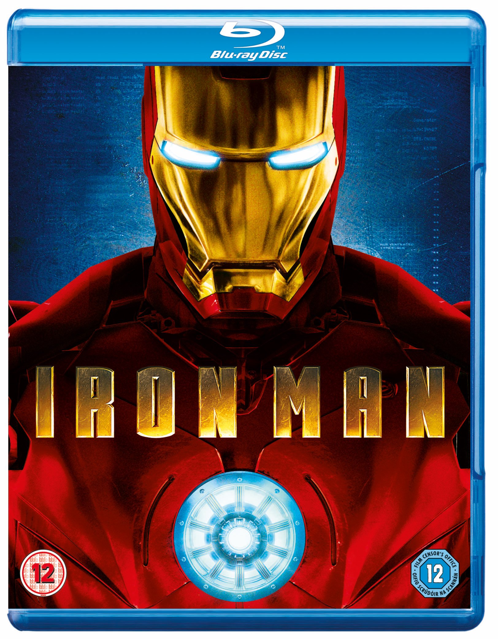 Iron Man (2008) Blu-ray - Region Free (A/B/C) - Action Superhero Movie - Perfect for Marvel Fans & Movie Collectors