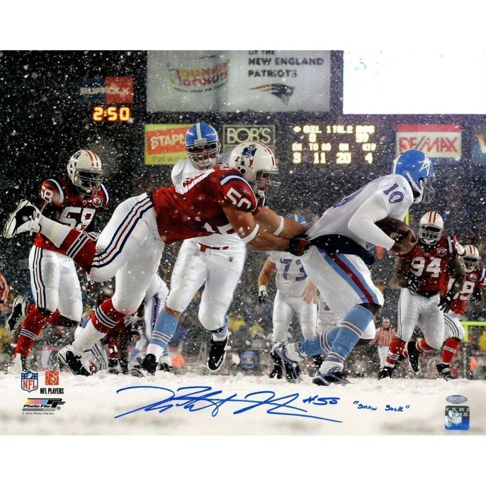 Rob Ninkovich Autographed New England Patriots 16x20 Photo with Steiner COA - Framed NFL Memorabilia for Patriots Fans & Sports Collectors - Perfect for Man Cave, Game Room, or Office Decor