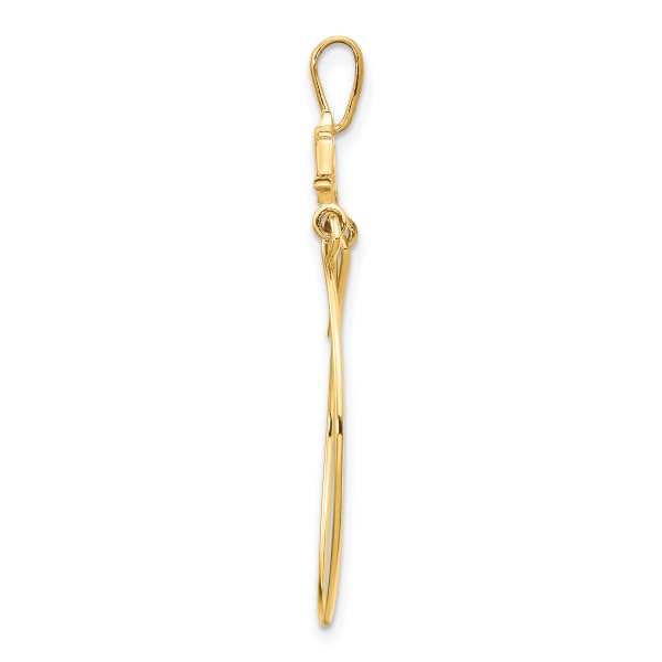 14K Solid Yellow Gold Sea Dolphin Necklace - Ocean Fish Pendant Charm for Women - Perfect Summer Beach Jewelry & Nautical Gift for Her