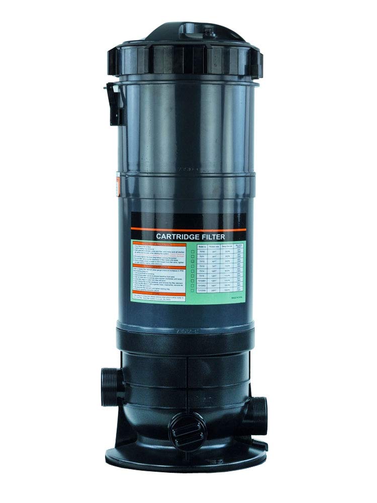 Rx Clear Radiant PRC120 Pool Filter Cartridge for Above Ground Pools - 25,000 Gallon Capacity | Energy Efficient & Corrosion Proof | Includes Replacement Filter | Perfect for Backyard Swimming Pools & Spa Maintenance