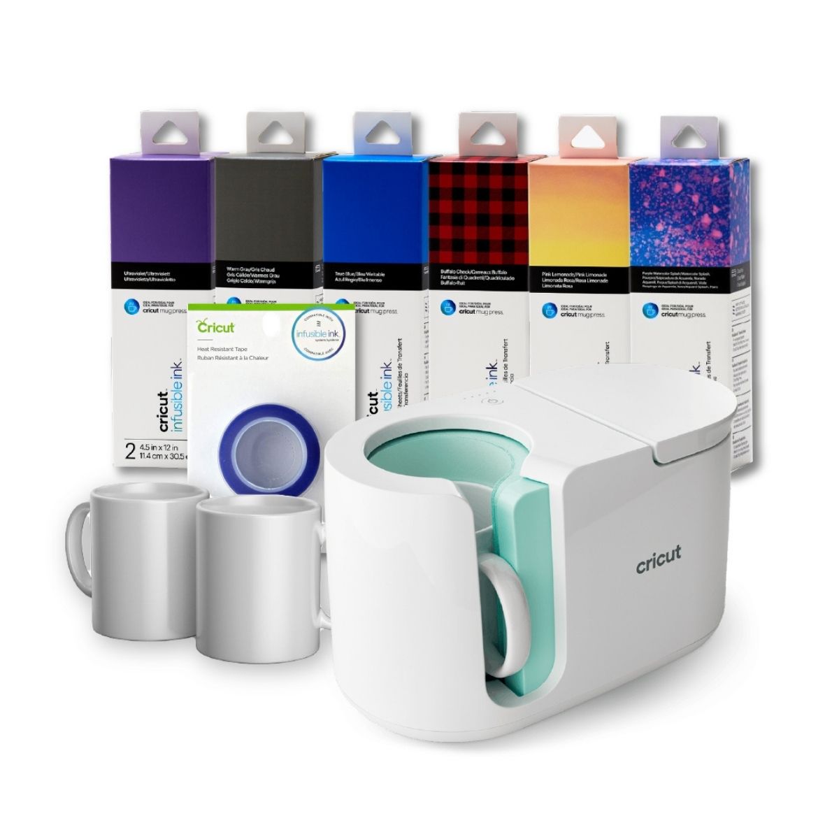 Cricut Mug Press Set - Professional Heat Press Machine for Custom Mugs | Perfect for DIY Crafts, Personalized Gifts & Small Business Printing