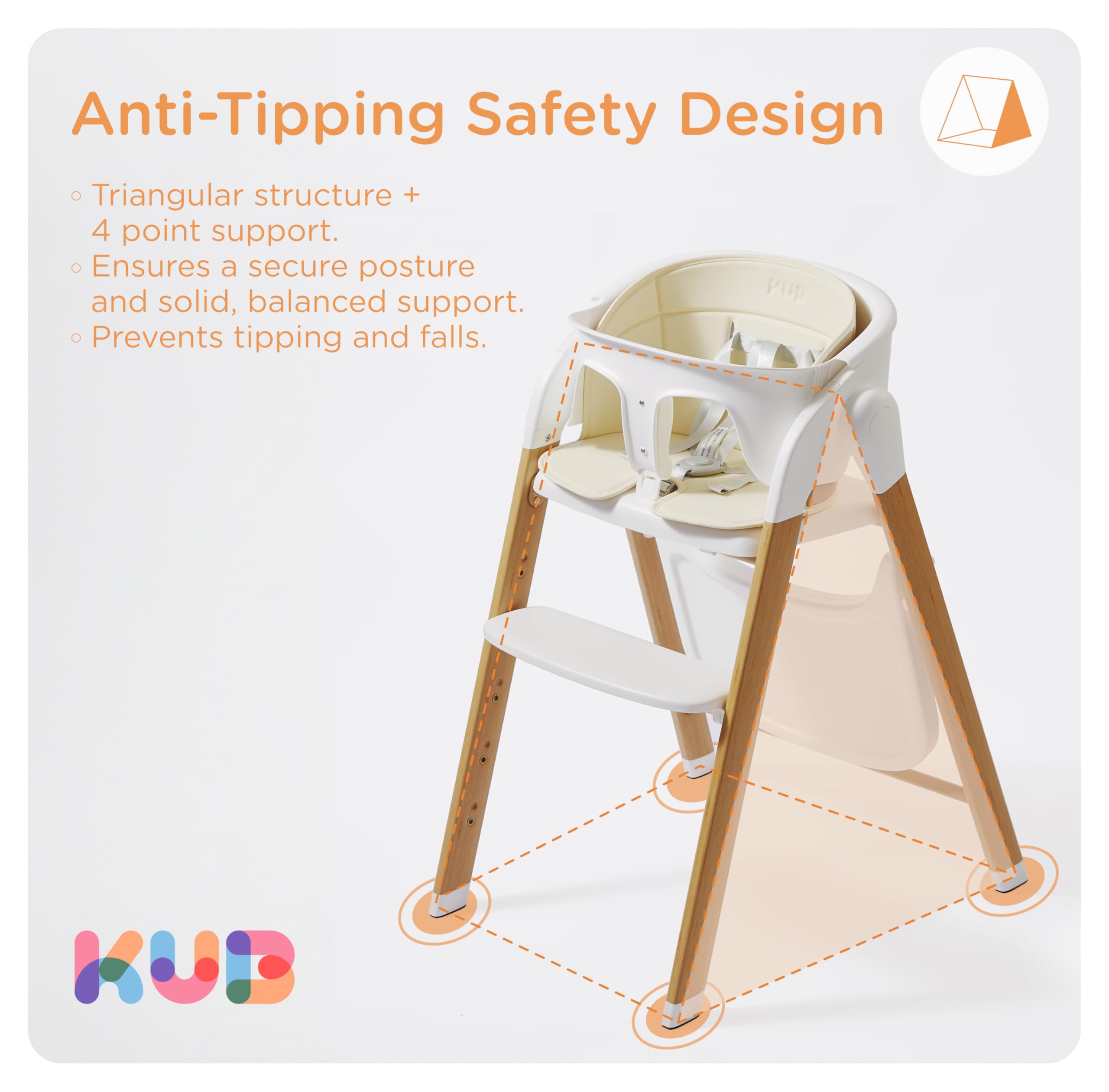 **Adjustable Convertible Baby High Chair with 5-Point Harness & Removable Tray – Foldable, Easy-Clean Wood-Printed Metal Design for Infants & Toddlers – Perfect for Dining, Feeding & Family Meals (White & Natural Wood-Printed Metal)**