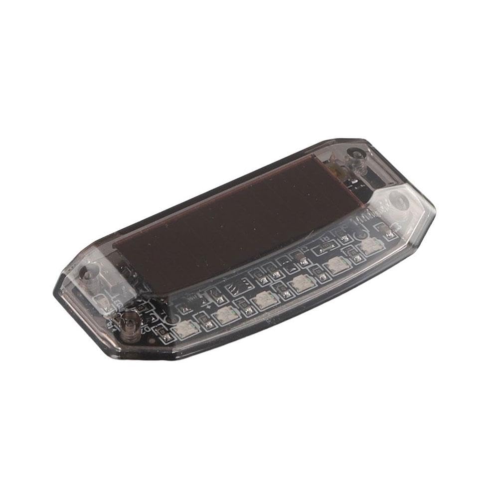 Solar Car Burglar Alarm - 6 LED Flashing Anti-Theft Warning Light with Blue & Red LEDs for Cars & Trucks | Vehicle Security Light for Parking, Driveways & Garages