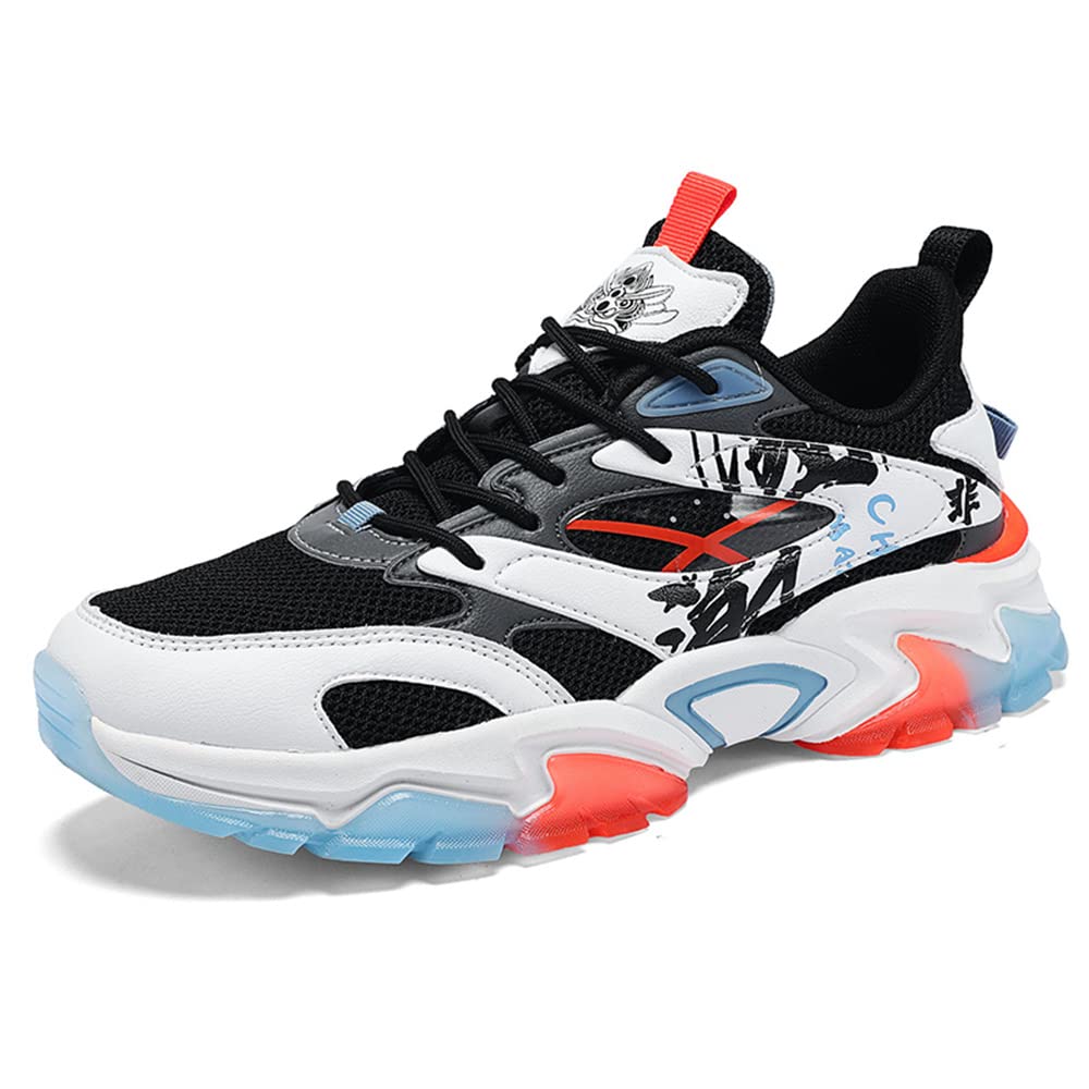 Men's Walking Shoes - Lightweight Comfortable Basketball Sneakers for Casual & Work - Perfect for Gym, Running, and Everyday Wear