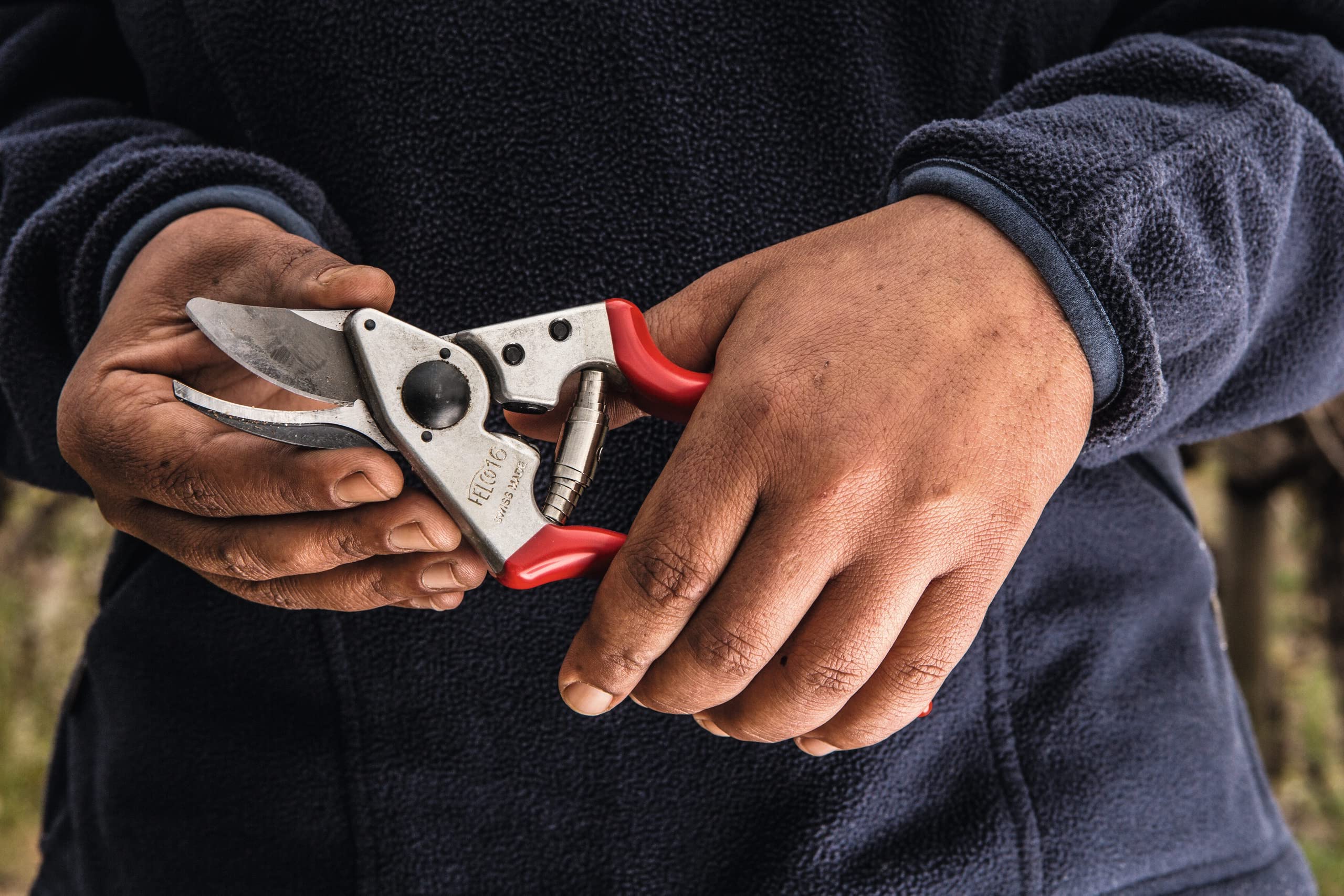 Felco F-16 Left-Handed Pruning Shears - Professional Swiss-Made Garden Pruners with High Carbon Steel Blade | Perfect for Left-Handed Gardeners, Florists & Landscapers | Ideal for Trimming Roses, Shrubs & Delicate Plants