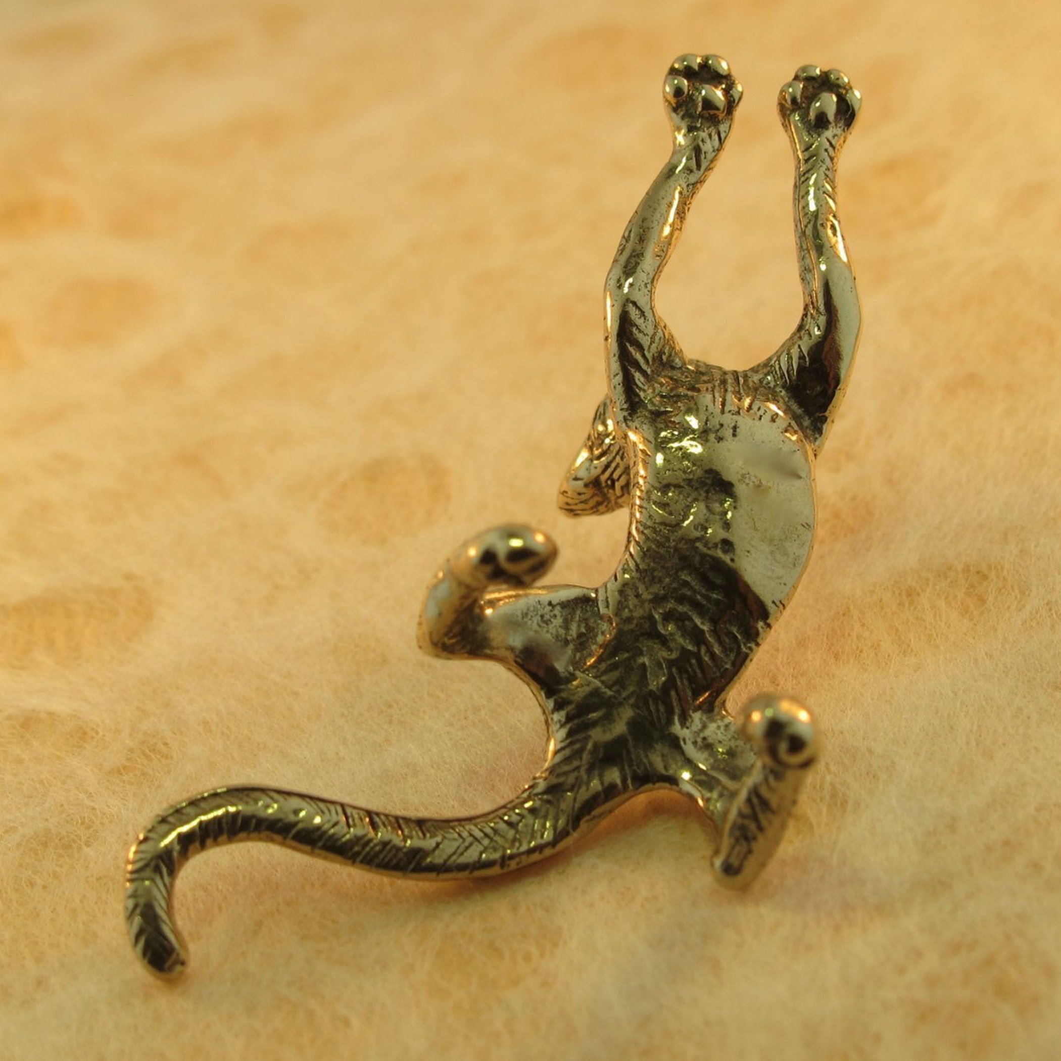 Bronze Crawling Cat Ear Cuff - Non-Pierced Cat Earring Wrap | Fashion Statement Jewelry for Cat Lovers | Perfect for Parties, Cosplay & Everyday Wear