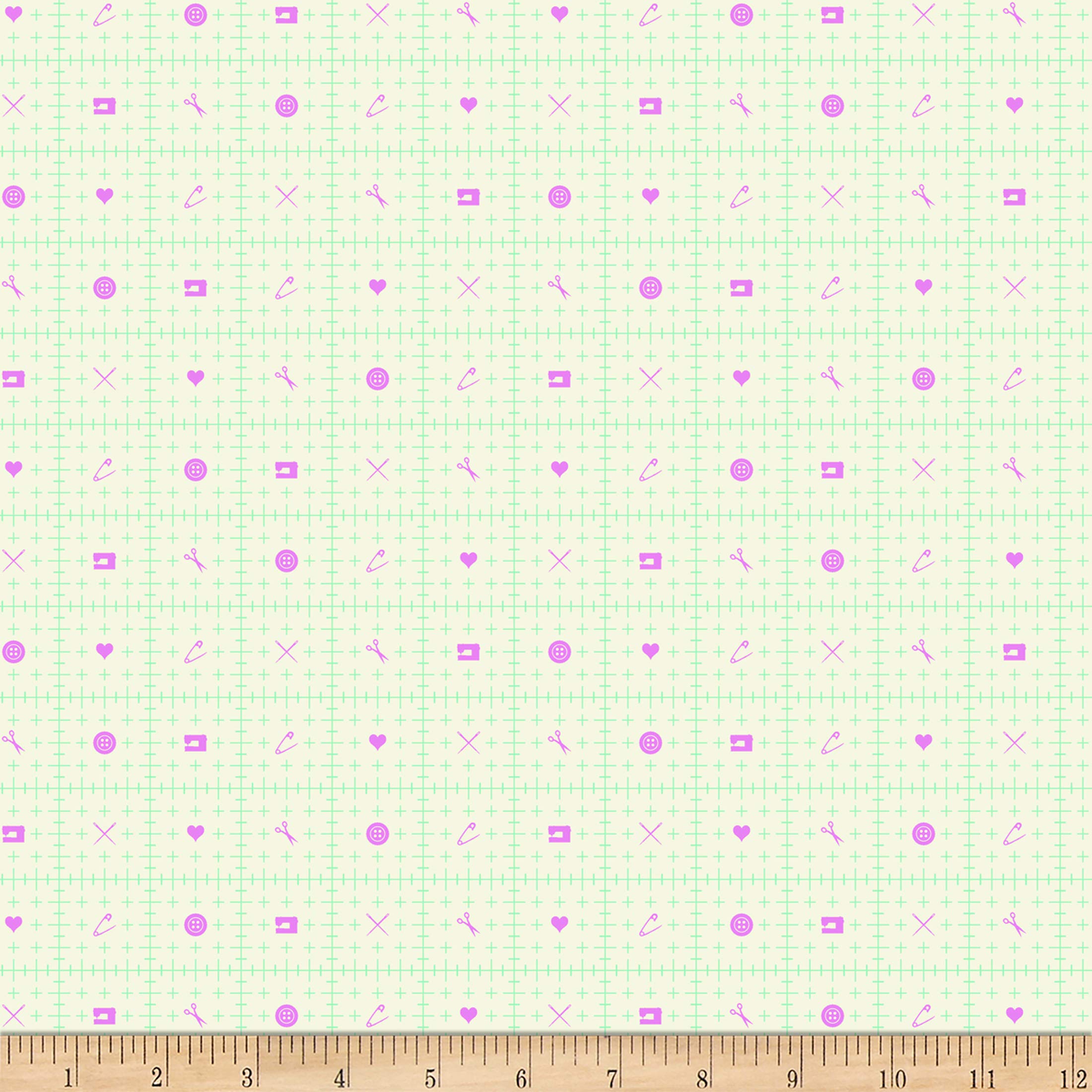 Tula Pink Homemade Cut Once Night Fabric by The Yard - Premium Cotton Quilting Fabric for DIY Sewing, Quilts, Apparel & Home Decor Projects