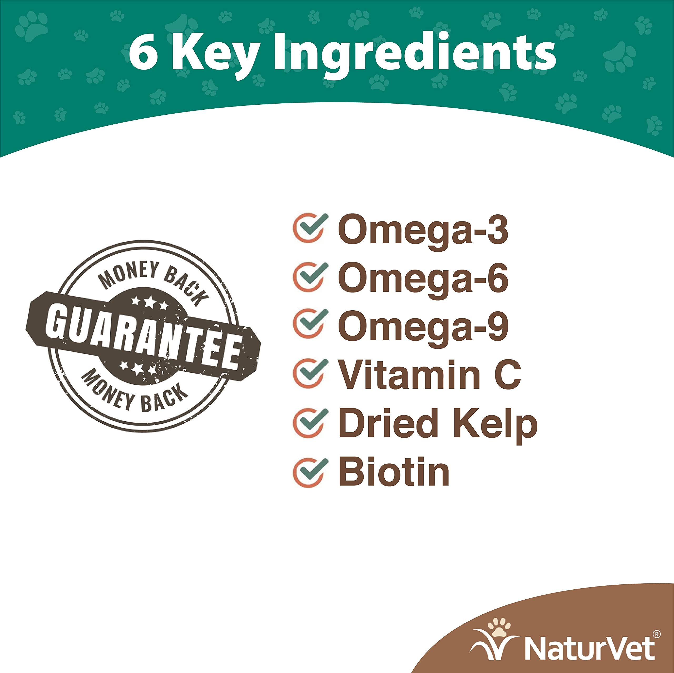 NaturVet Ultimate Skin & Coat Powder Supplement for Dogs & Cats - Omega 3 6 9 Fatty Acids, 14oz | Made in USA with Global Ingredients | Supports Healthy Fur & Itch Relief for Pets